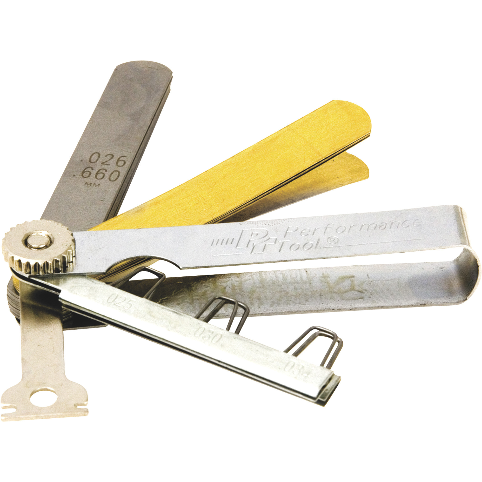 Performance Tool Combination Tune-Up Thickness Gauge, 24 Blades, Model# W80529