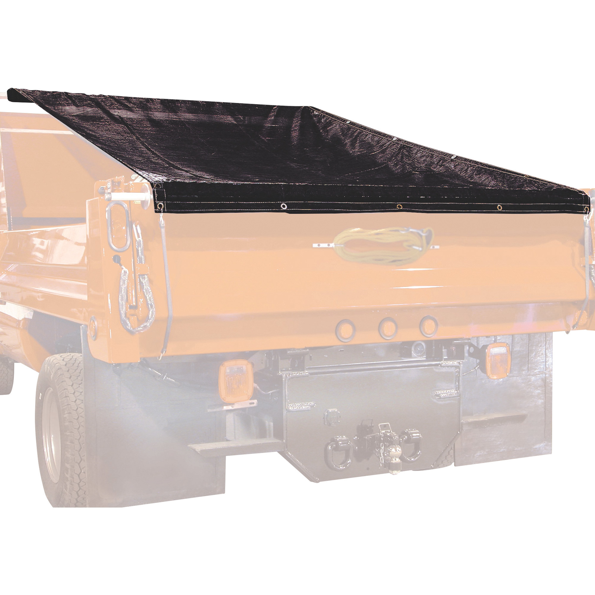 Buyers Products, Heavy Duty Black Solid Tarp 7 x 15ft., Model# 3011352