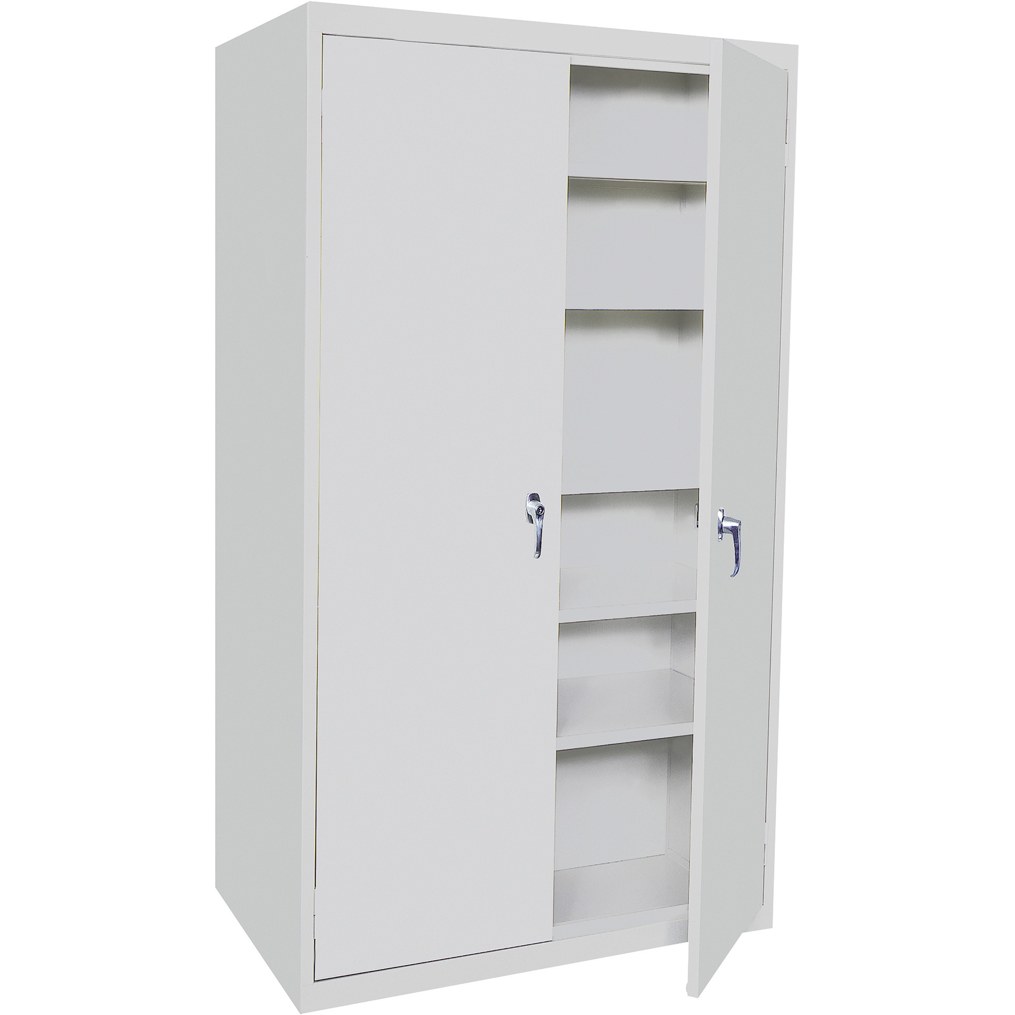 Steel Cabinets USA Storage Cabinet, Gray, 5 Fixed Shelves, 36in.W x 24in.D x 78in.H, Model# 5-7824-FS-G