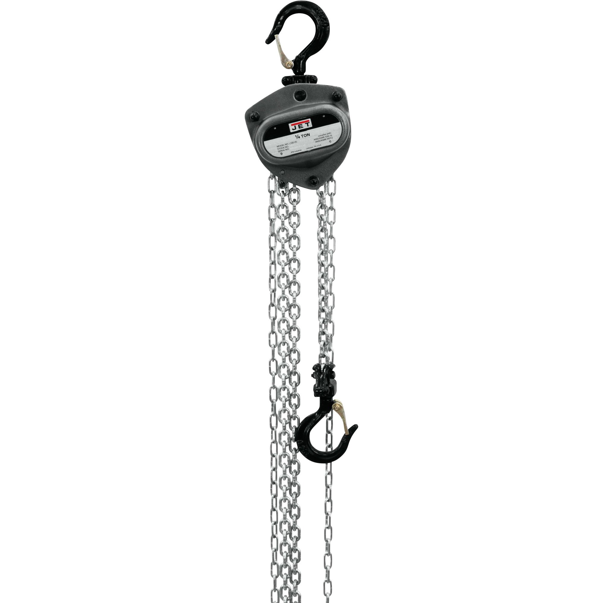 JET L100 Series Manual Chain Hoists