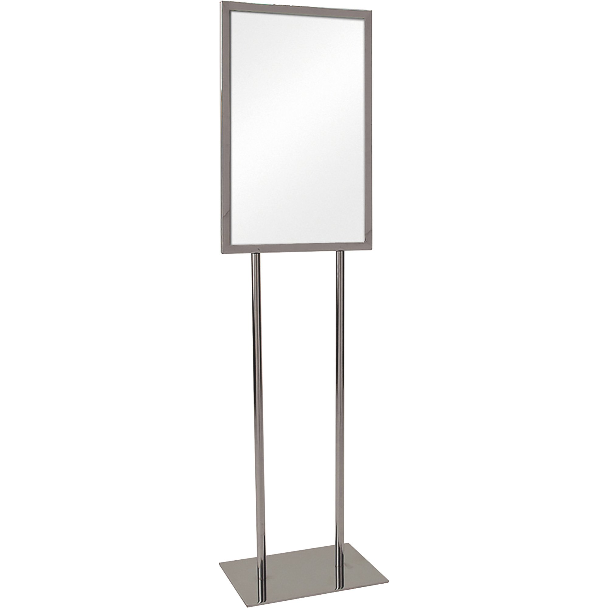Econoco FloorStanding Bulletin Sign Holder with Flat Metal Base