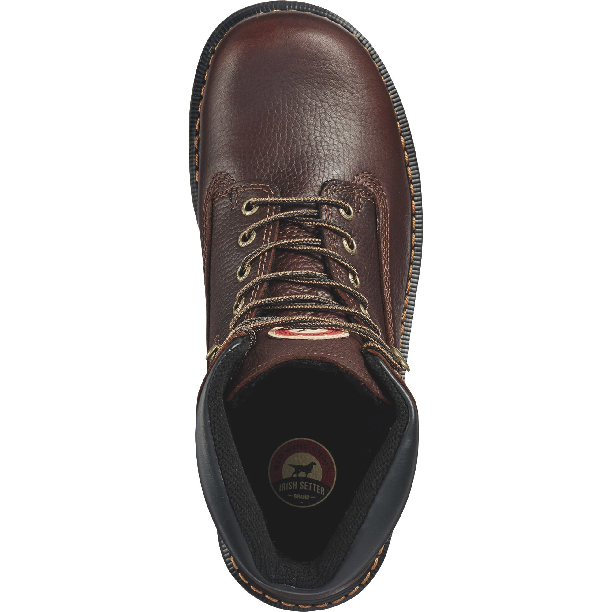 Mens Irish Setter 83624 Farmington Brown Leather Steel‎ Toe Work Boots Size 13D Amazon.com | Irish Setter, Farmington KT, Men main image 3