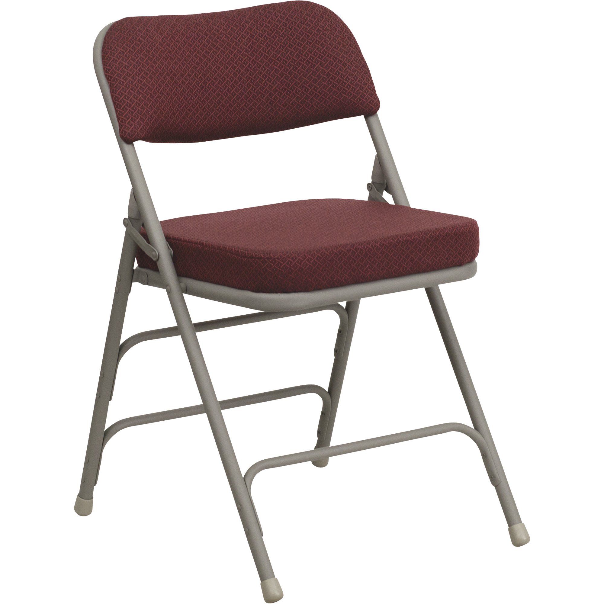 Flash Furniture Fabric Metal Folding Chair with 2.5in. Padded Seat, 18.5in.W x 19in.D x 29in.H