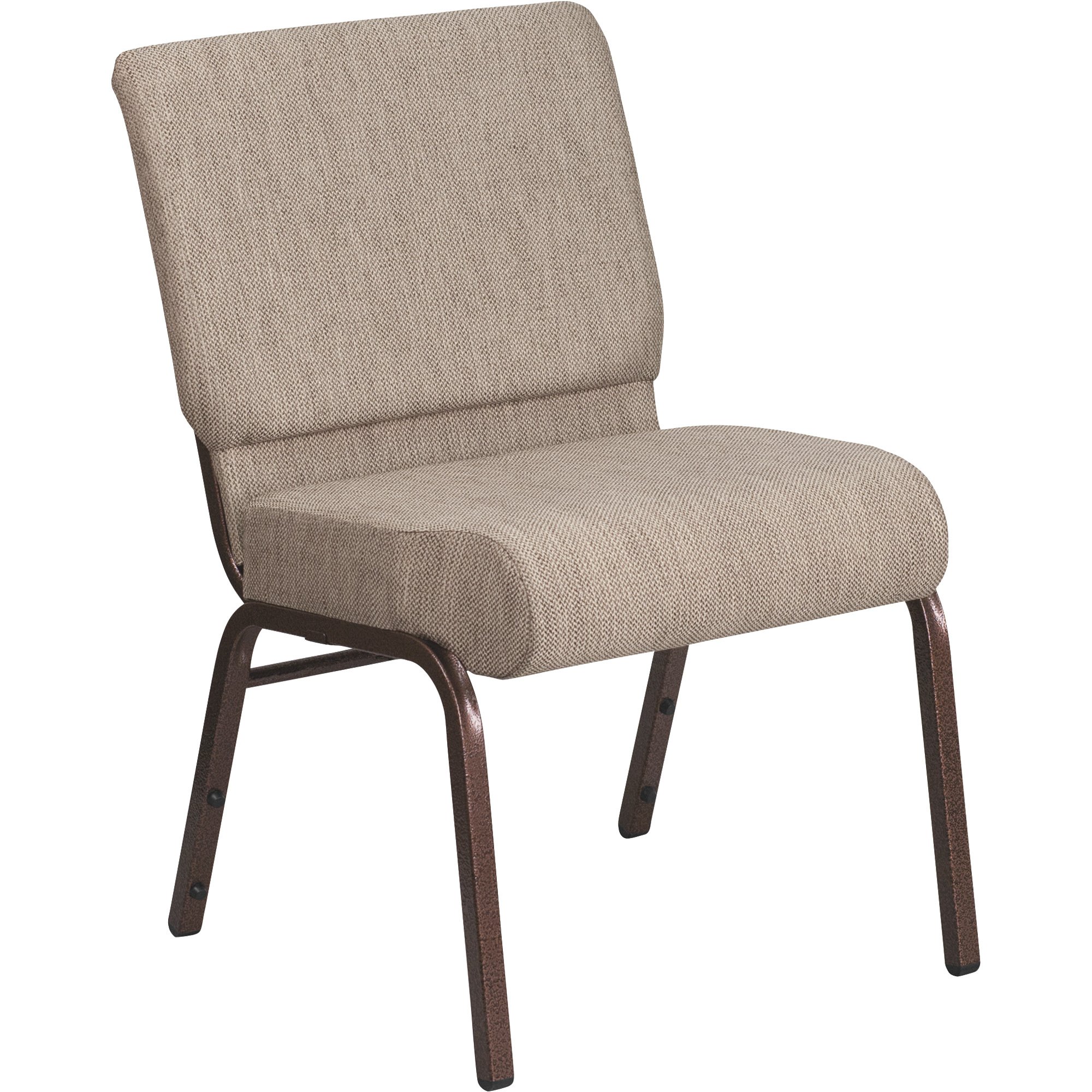 Flash Furniture Fabric Church Chair — 21 1/4in.W x 25in.D x 33in.H