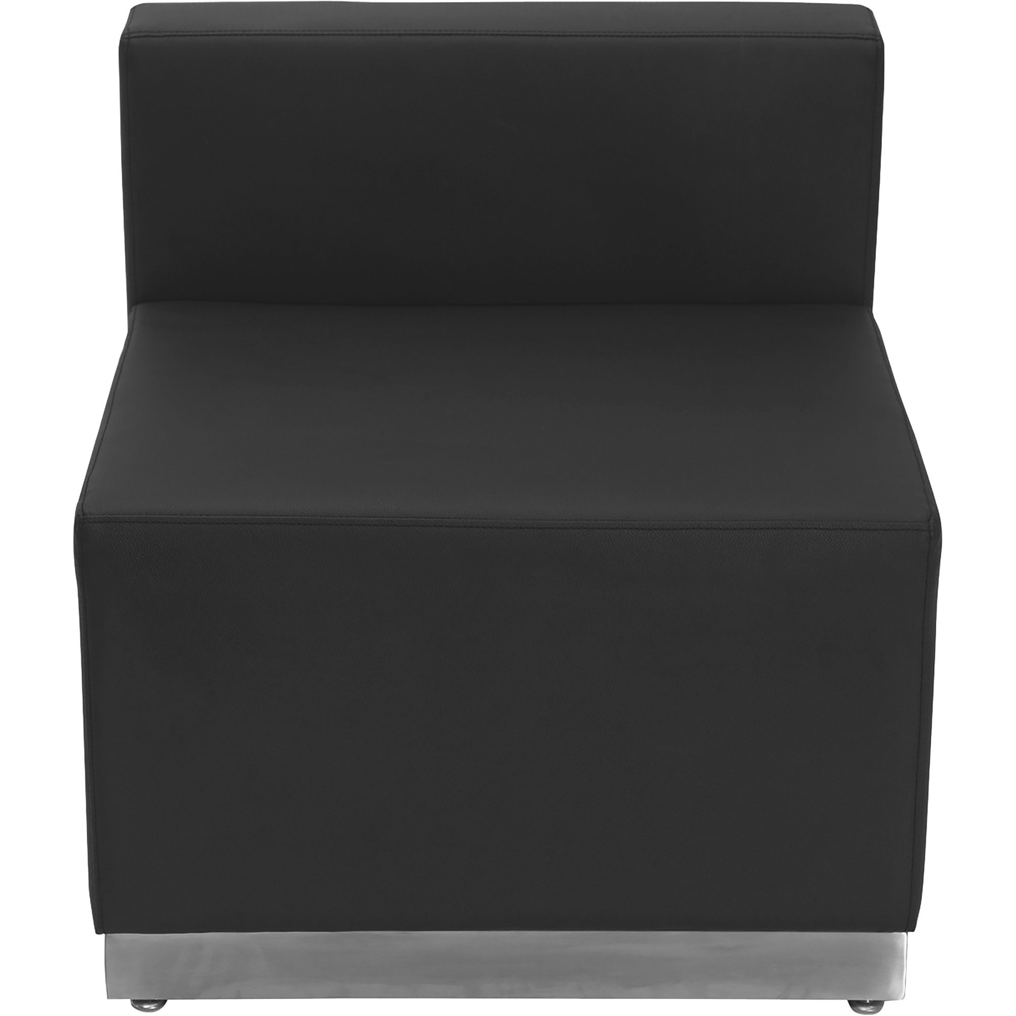 Flash Furniture Leather Alon Modular Chair, 25 1/2in.W x 25 1/4in.D x 27in.H