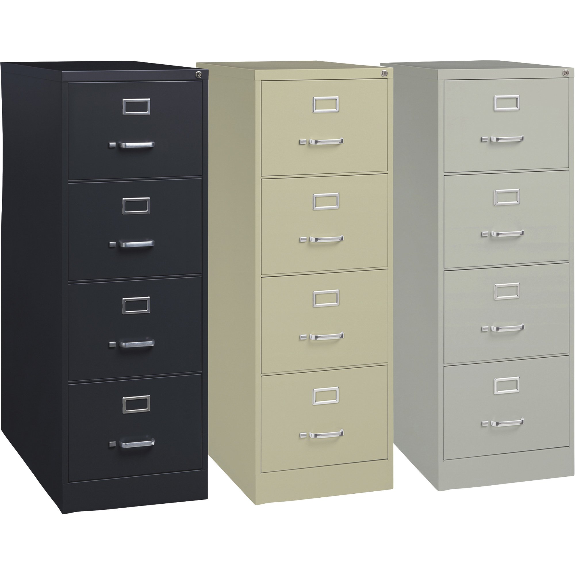Hirsh Industries 4-Drawer Legal File Cabinet — 18in.W x 26 1/2in.D x 52in.H