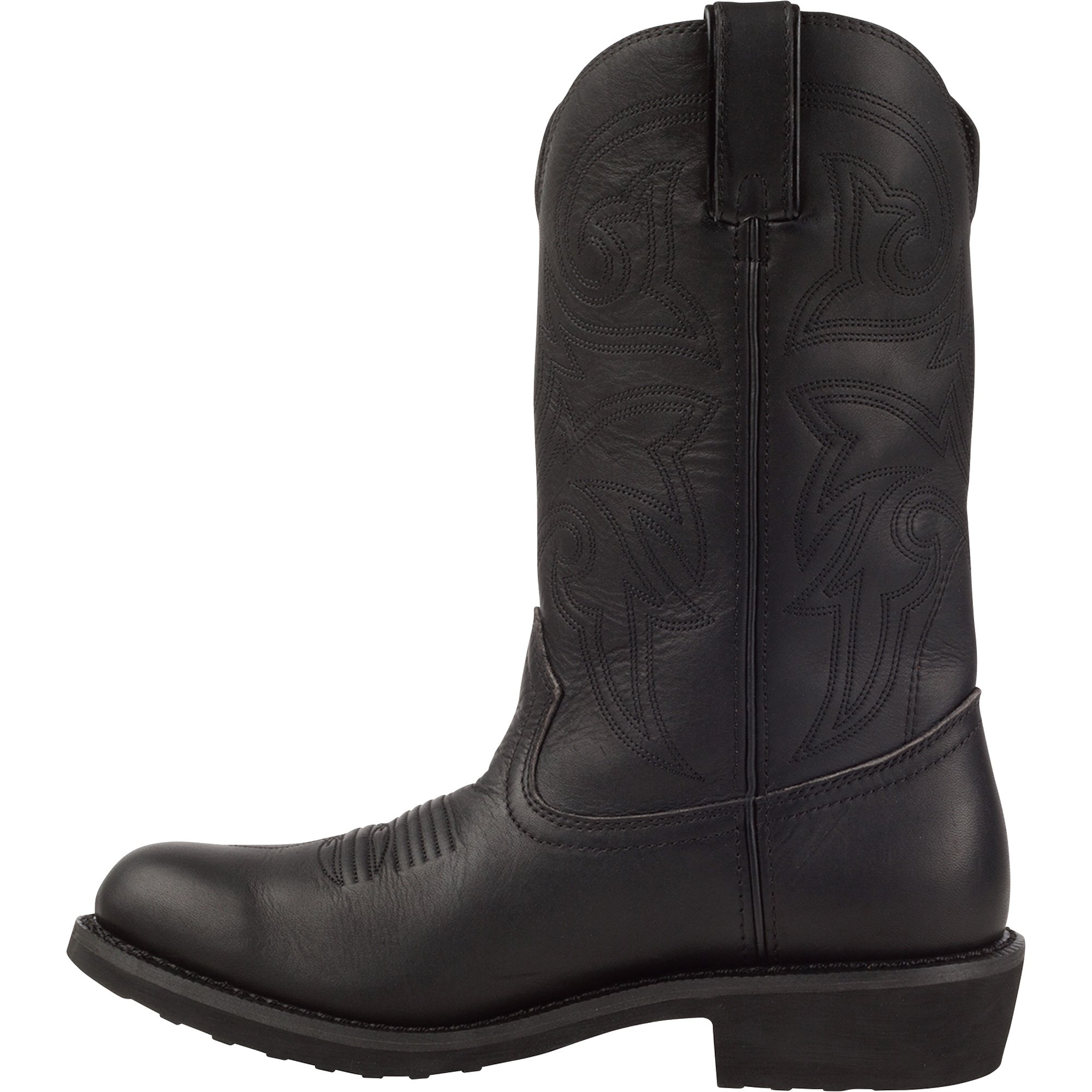 Durango Farm & Ranch 12in. Round Toe Western Boots — Black, Model ...