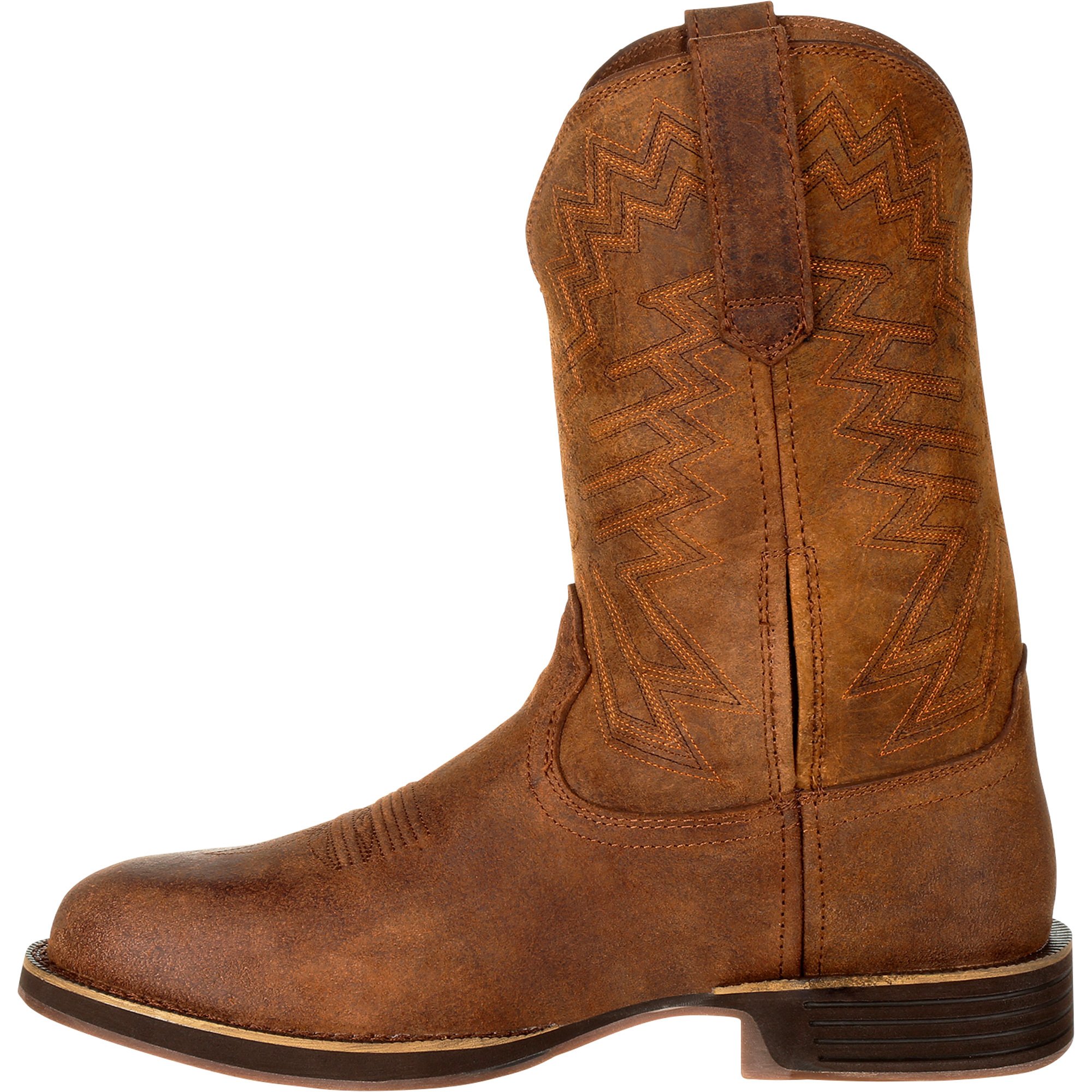 Men's ROCKY RUGGED TRAIL WESTERN BOOT - Brown
