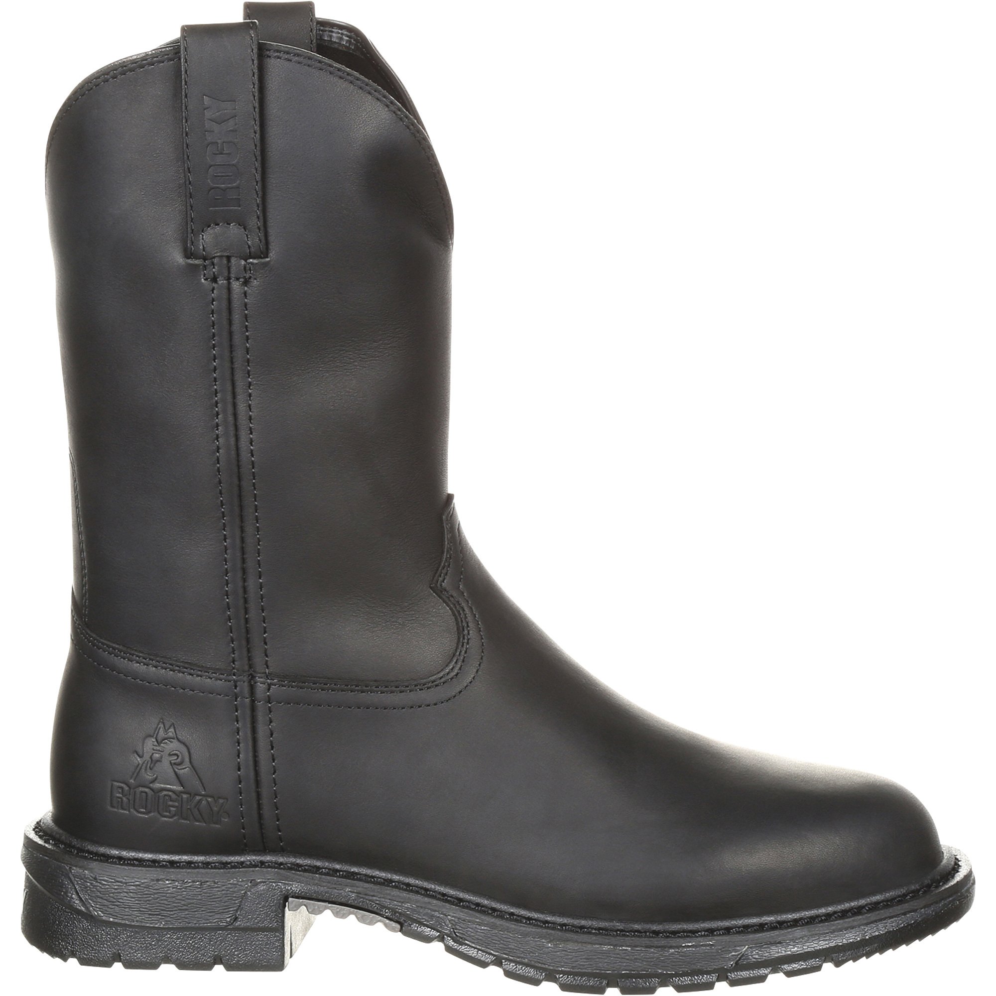 Rocky Men's Original Ride Flx 11in. Western Work Boots — Black Oil ...