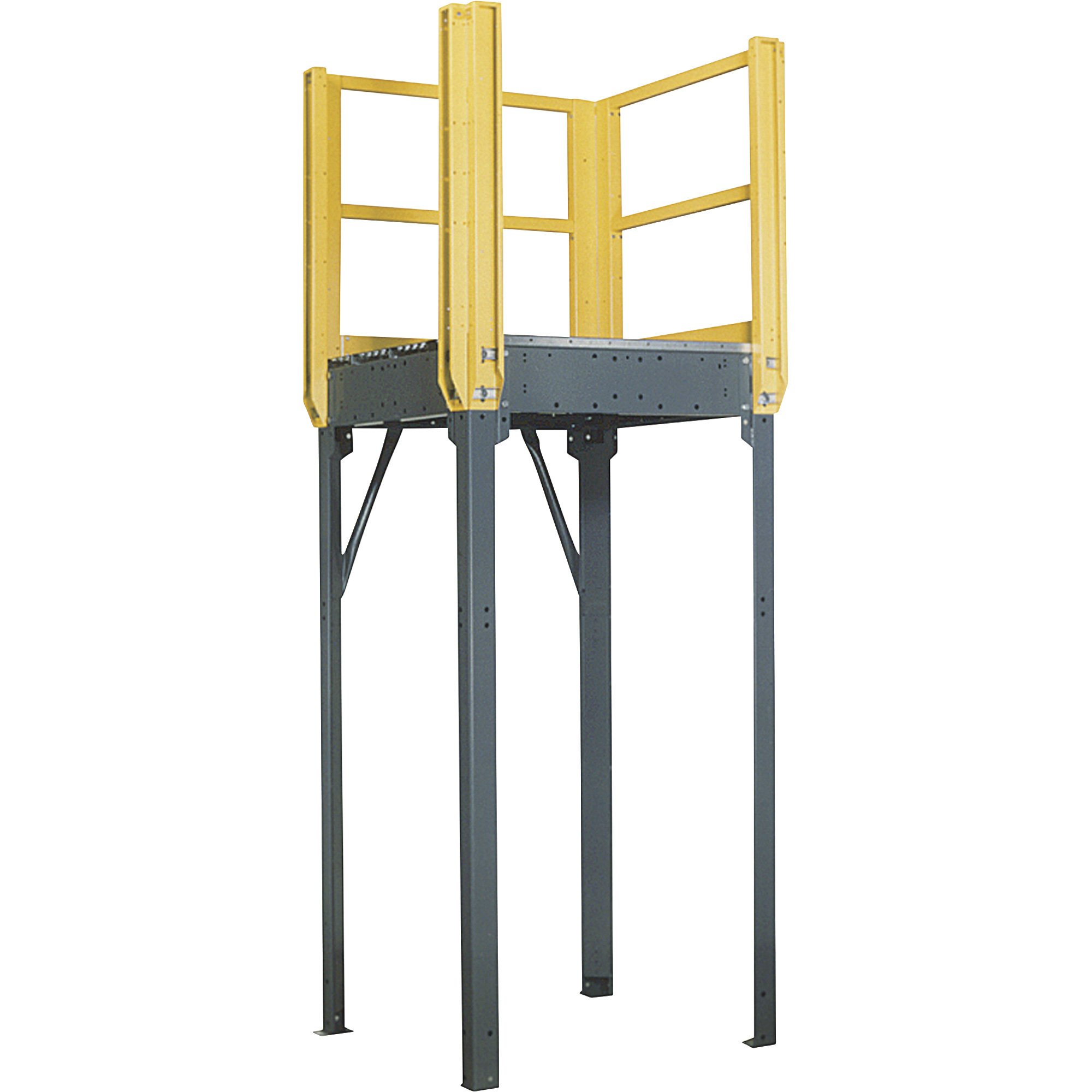 Equipto Industrial Steel Platform Stair Landing