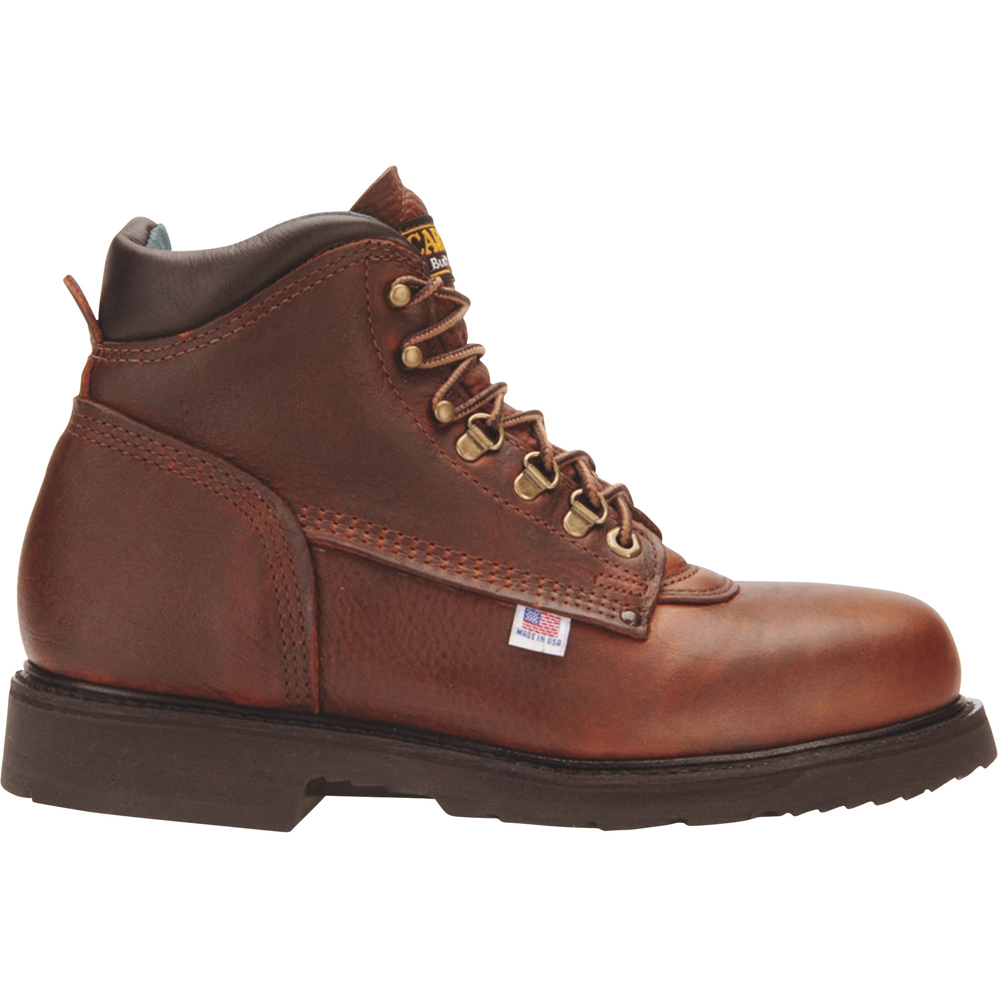 Carolina Men's USA 6in. Work Boots — Amber Gold, Model# 309