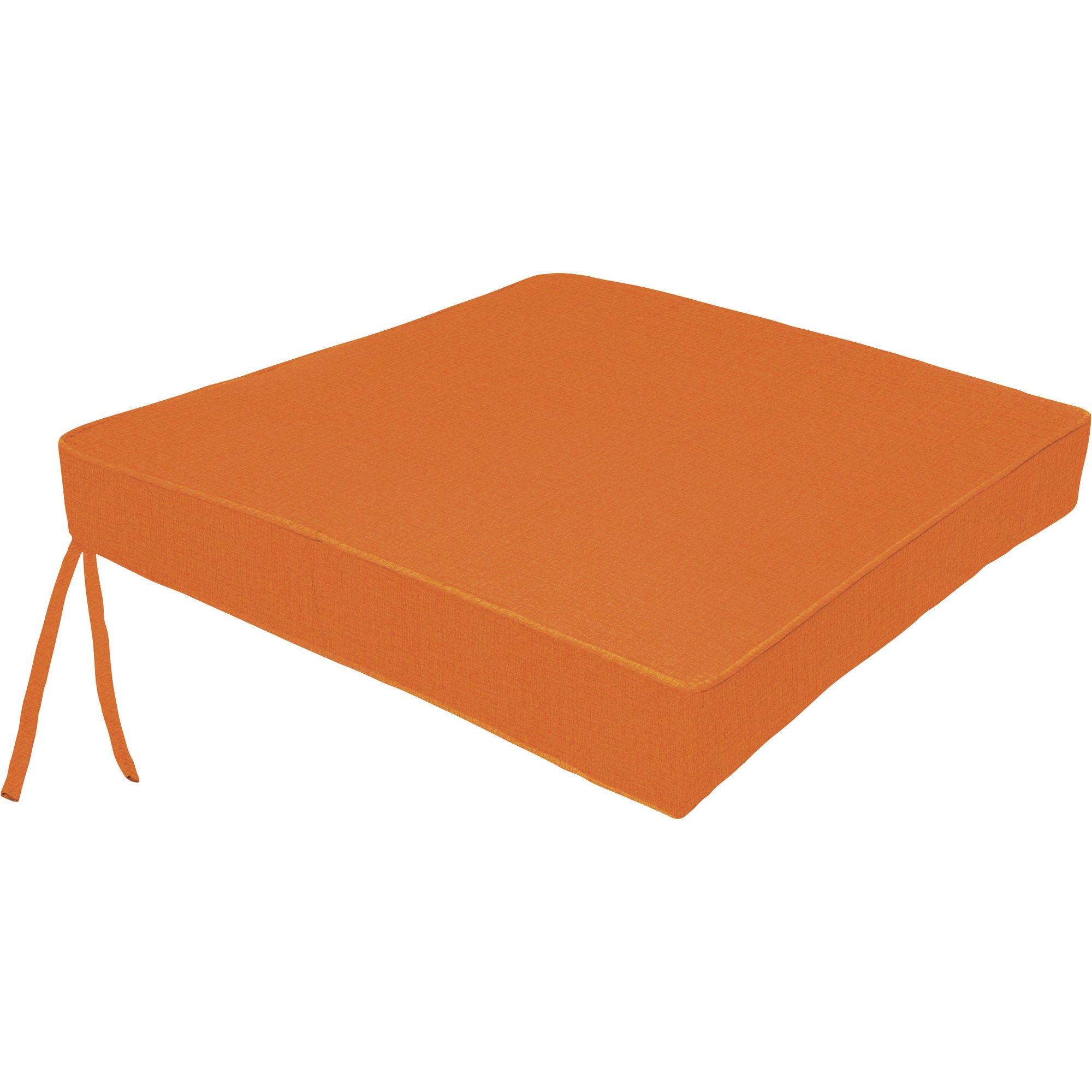 Jordan Manufacturing 21in. x 21in. Outdoor Seat Cushion, Spun Polyester