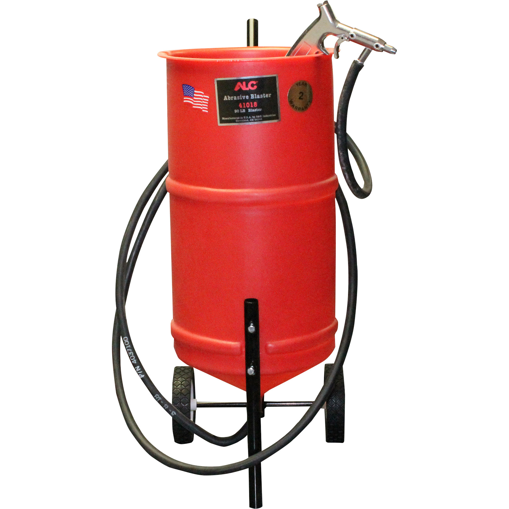 ALC Portable Abrasive Siphon Blaster, 90 Lb. Capacity, Model# 41018