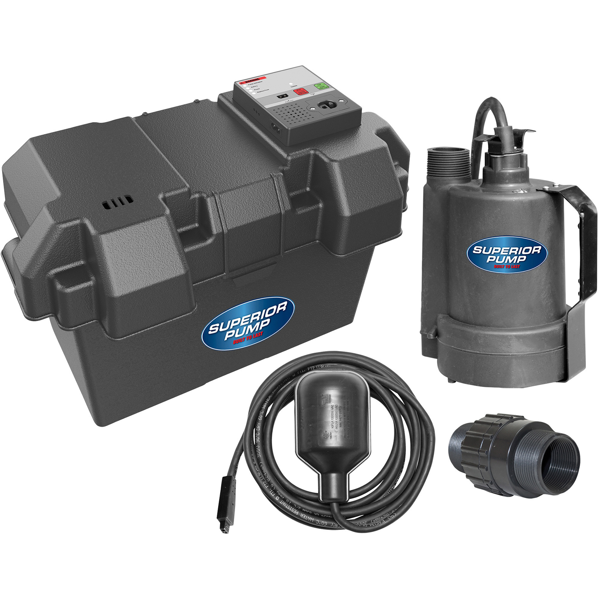 Superior Pump 12 Volt Backup Pump Kit, Model# 92900