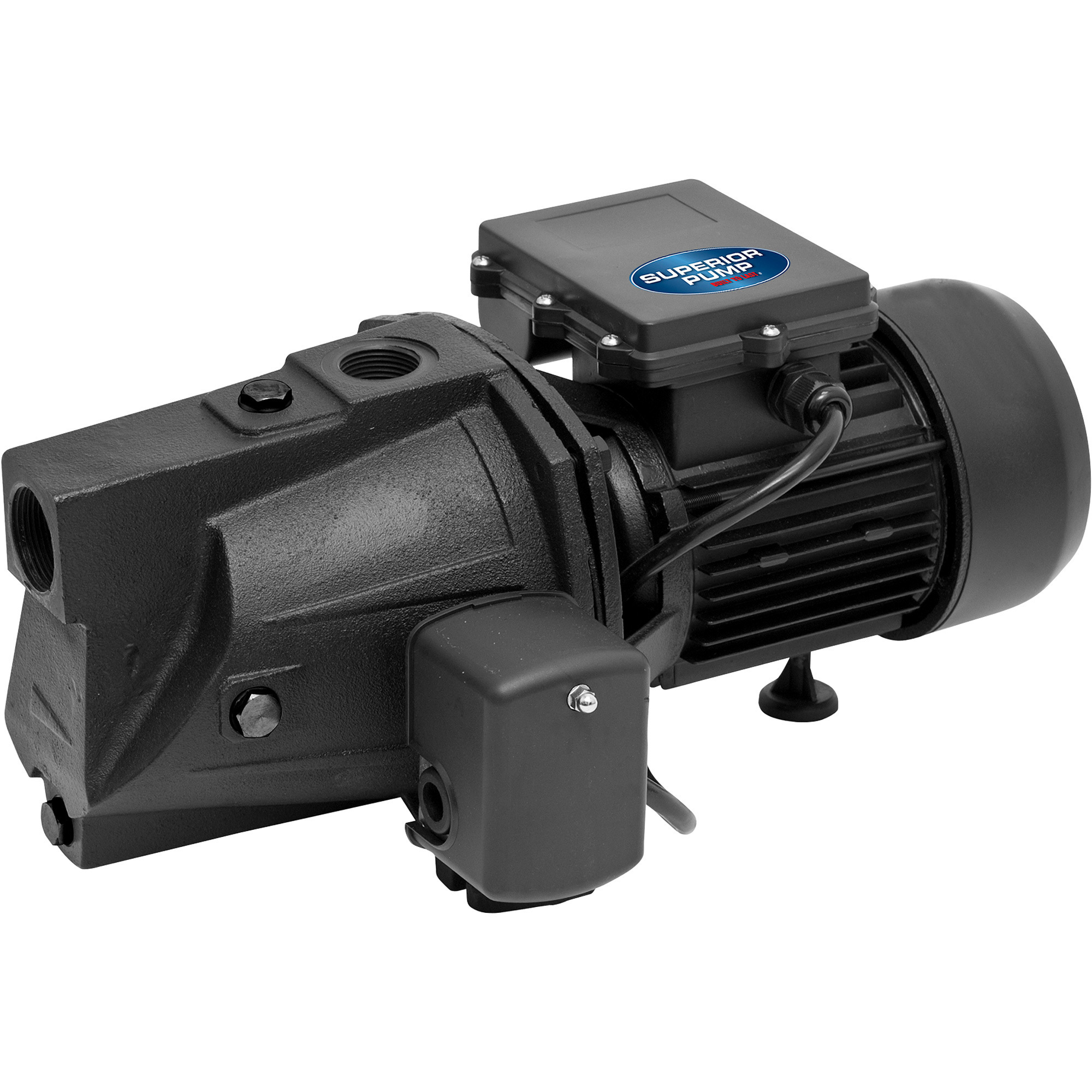 Superior Pump Cast Iron Shallow Well Jet Pump, 825 GPH, 3/4 HP, Model# 94705
