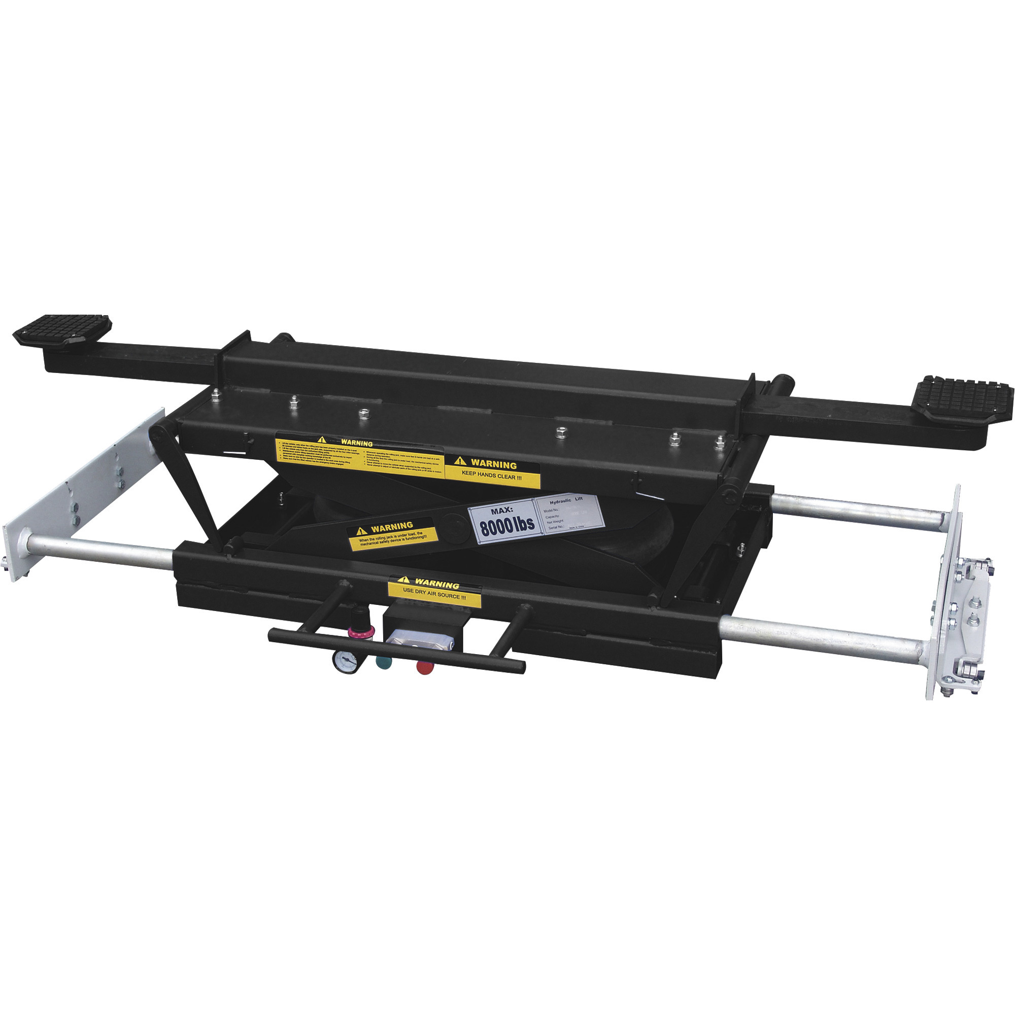 Tuxedo High Mount Rolling Air/Hydraulic Jack, 16,000-Lb. Capacity, Model# RAJ-8K-H