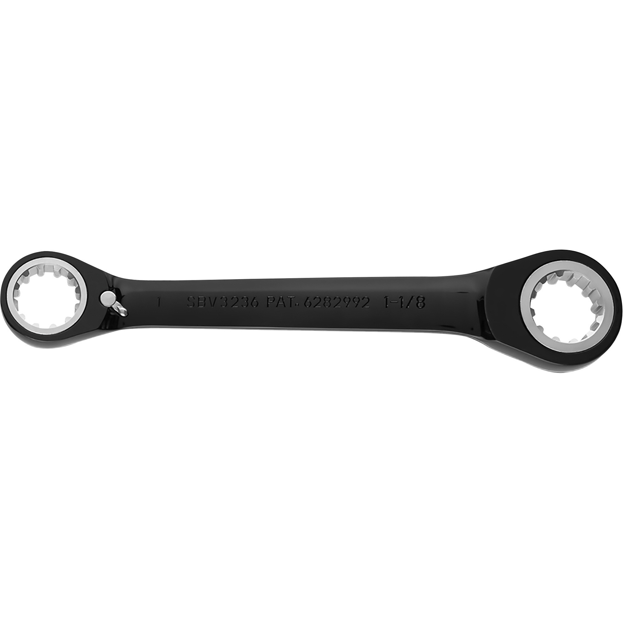 Proto Black Chrome Double Box Reversible Ratcheting Wrench, Model# JSBV3236