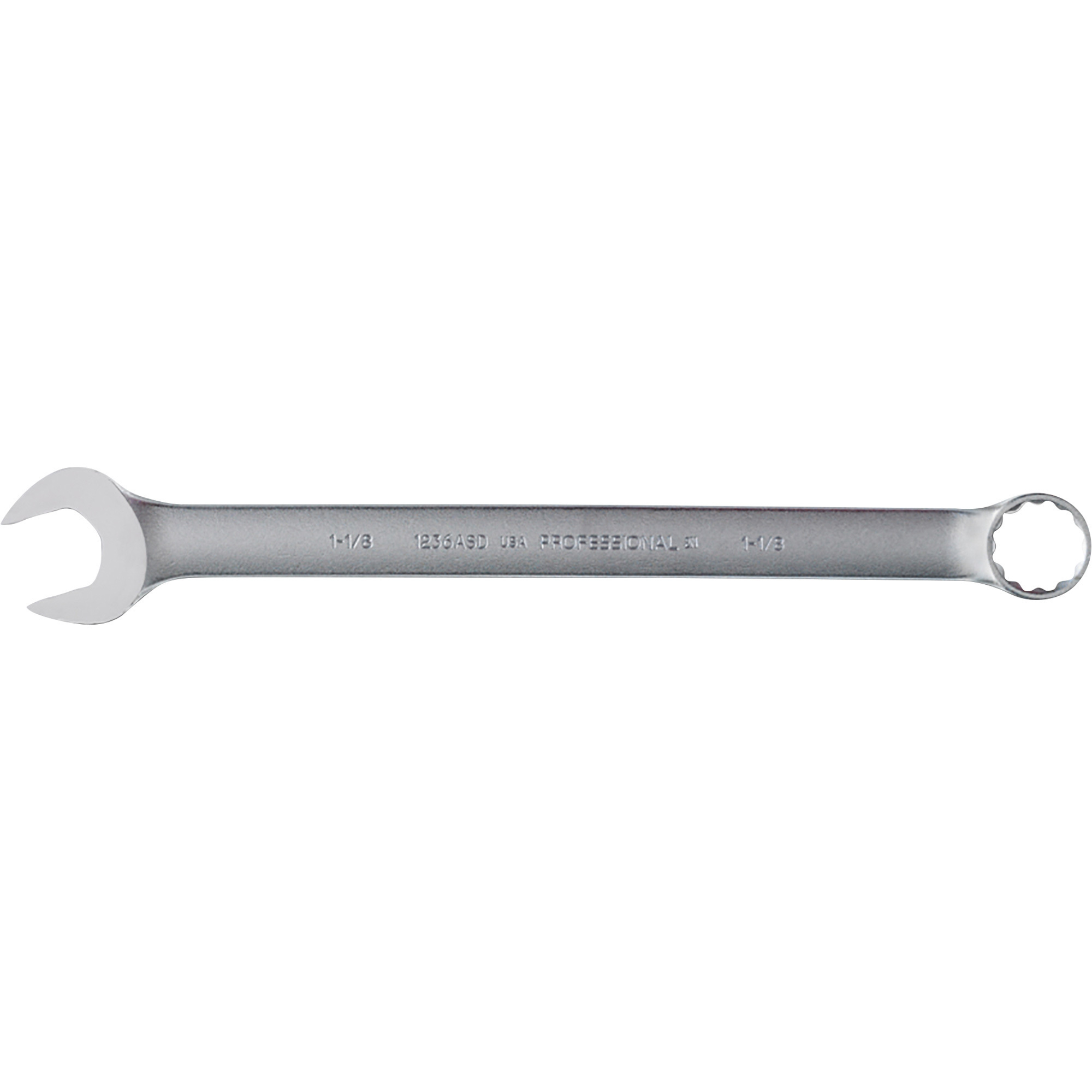 Proto Satin 1 1/8in., 12 Point Combination Wrench, Model# J1236ASD