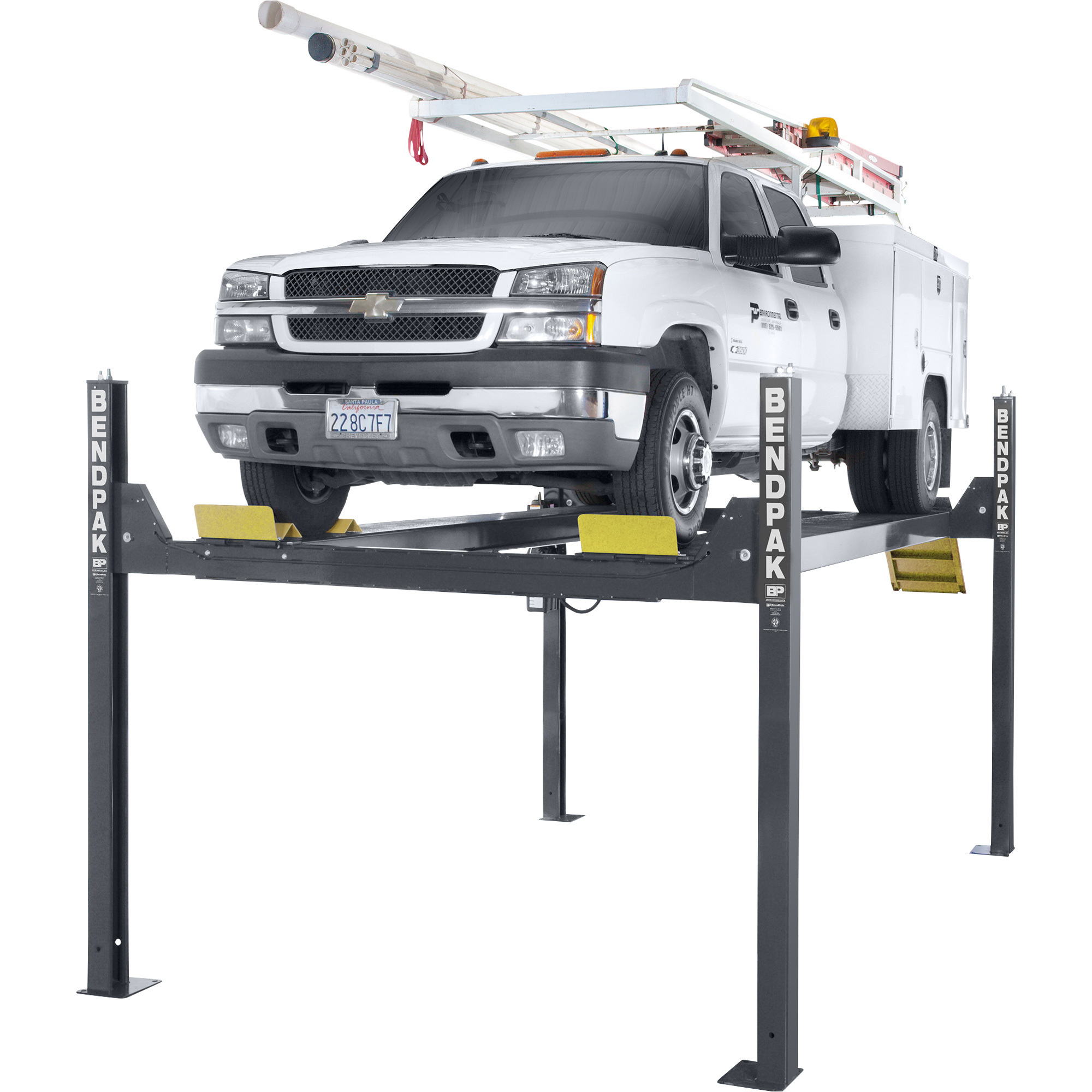 BendPak 4Post Lift with 82in. Rise, 14,000Lb. Capacity, Model HD14T
