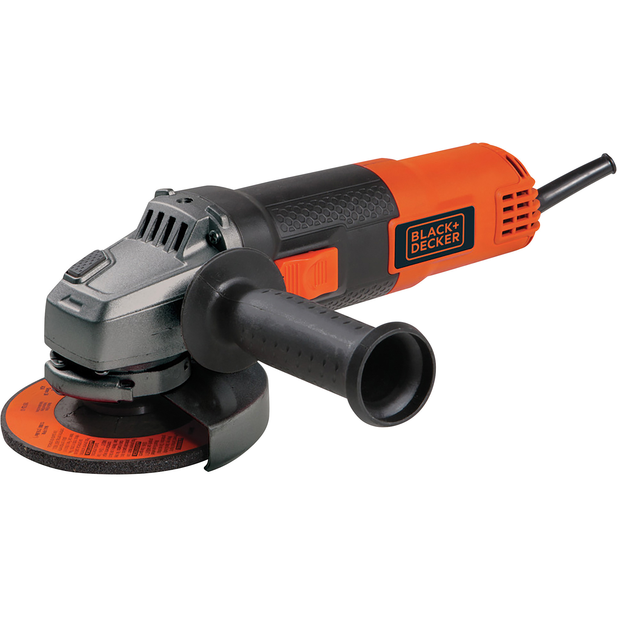 Black + Decker 4 1/2in. Angle Grinder, 6 Amp, 10,000 RPM, Model# BDEG400
