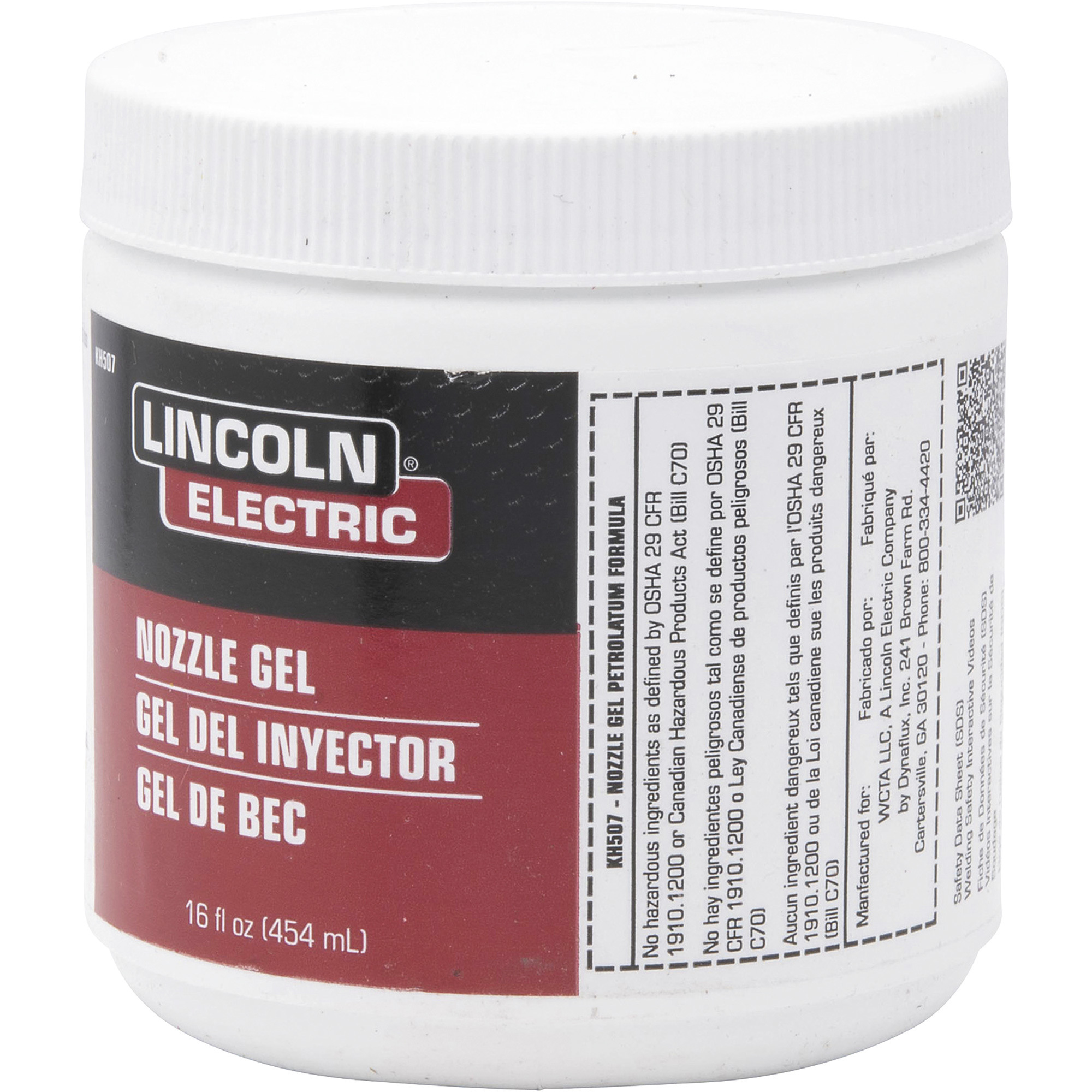 Lincoln Electric Welding Nozzle Gel, 1Lb. Jar, Model KH507 Northern