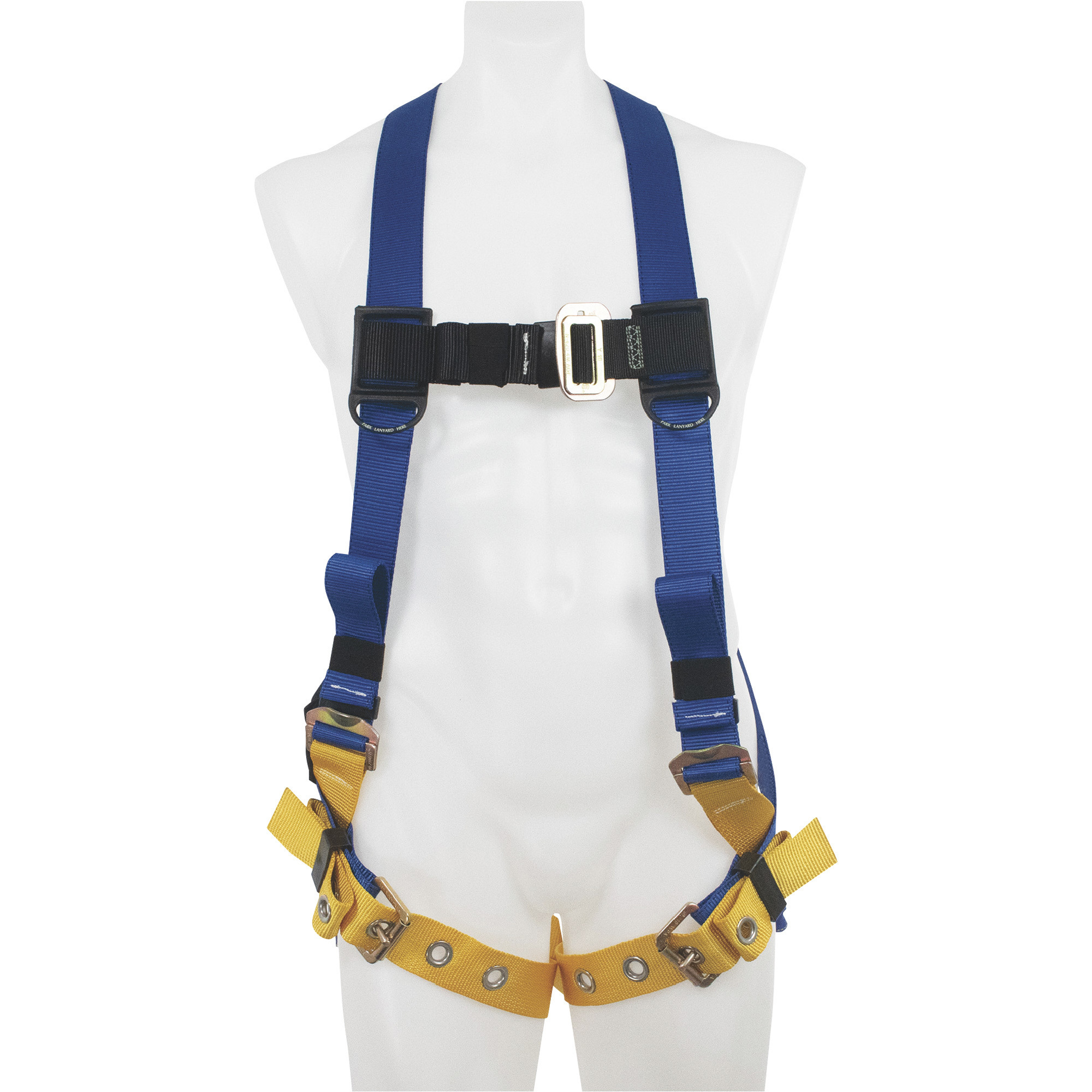 Werner LiteFit Standard 1-Ring Safety Harness, Blue, Small, Model# H312001