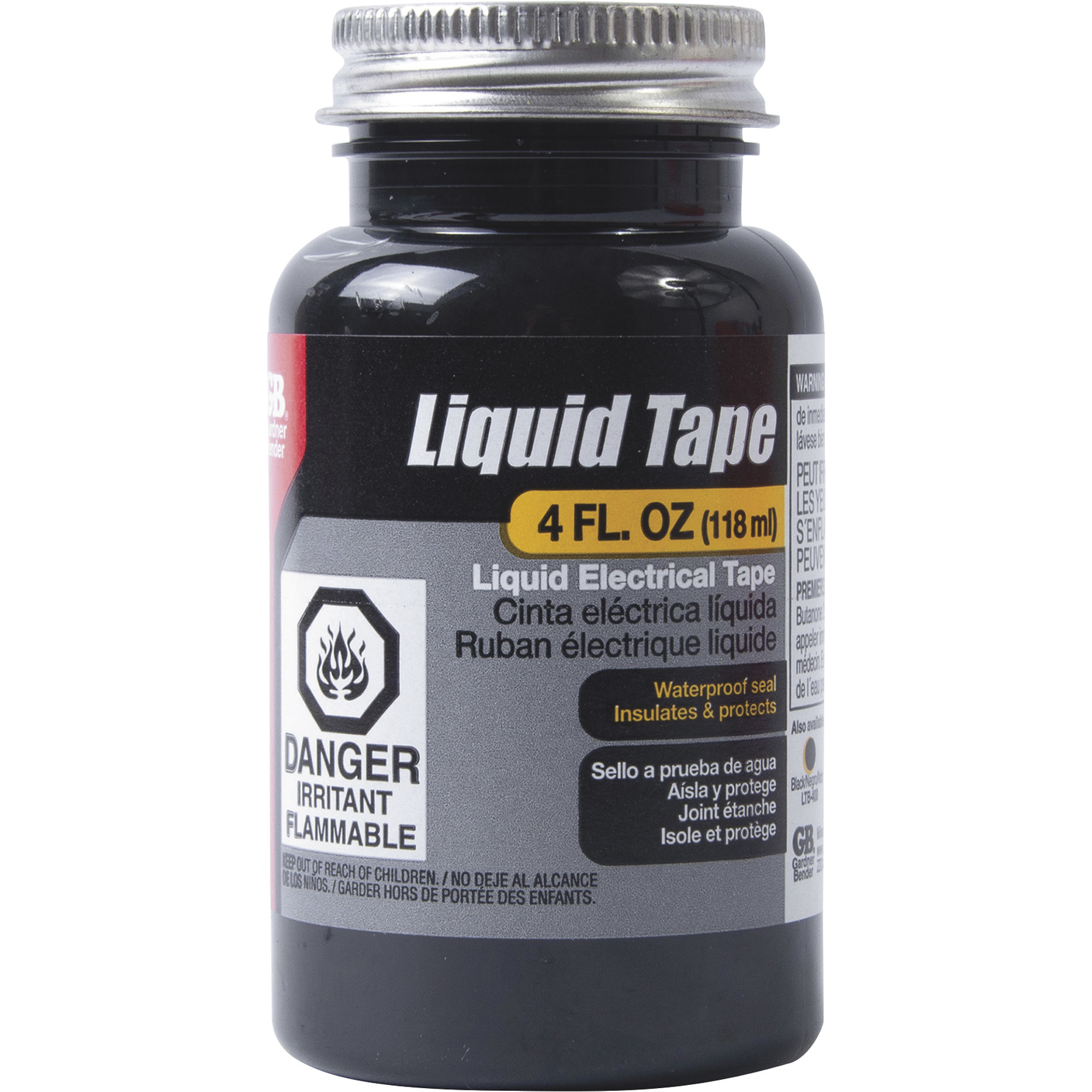 Gardner Bender Liquid Electrical Tape, 4 Oz., Model LTB400 Northern