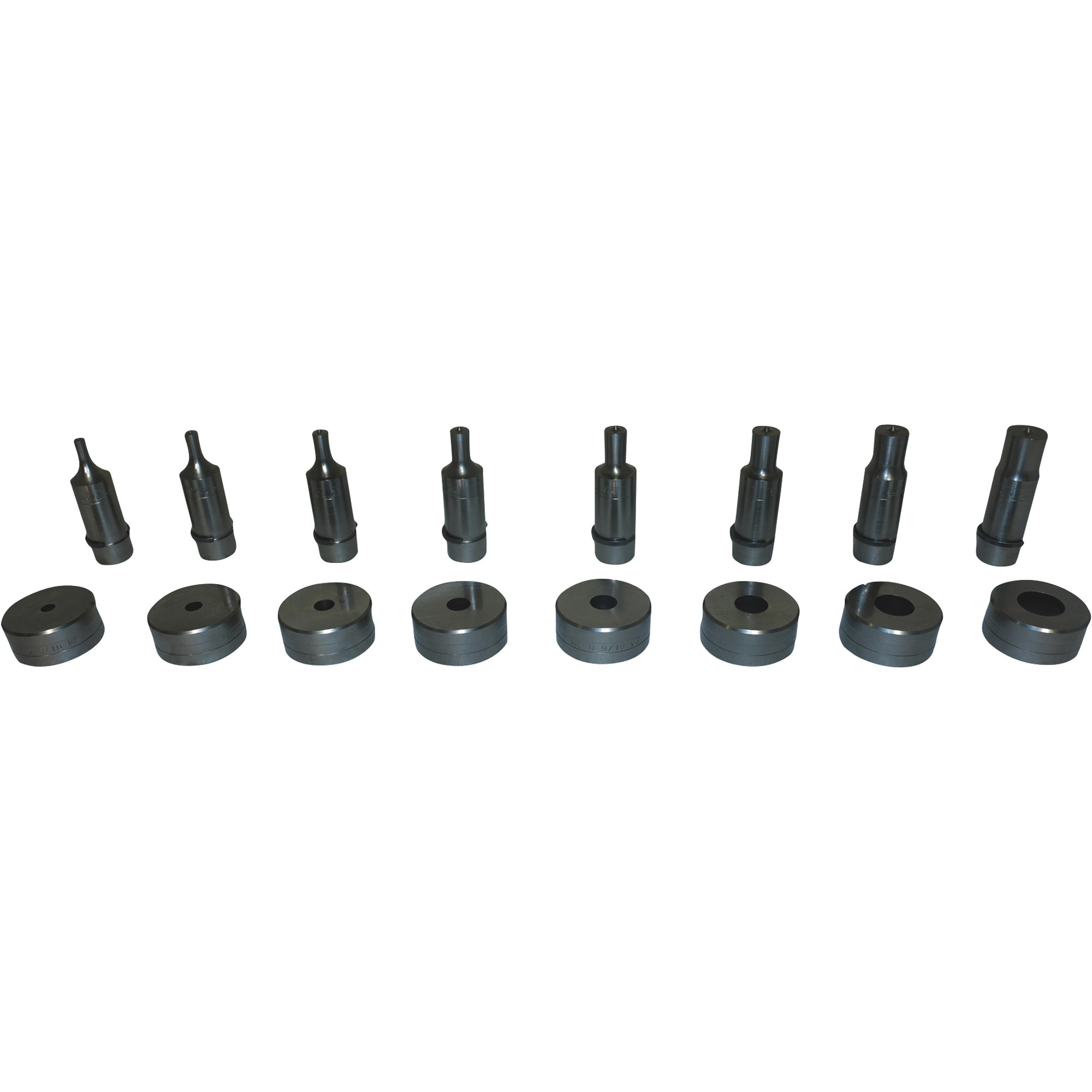 METALpro 8-Pc. Round Punch & Die Set — Model# MP4142