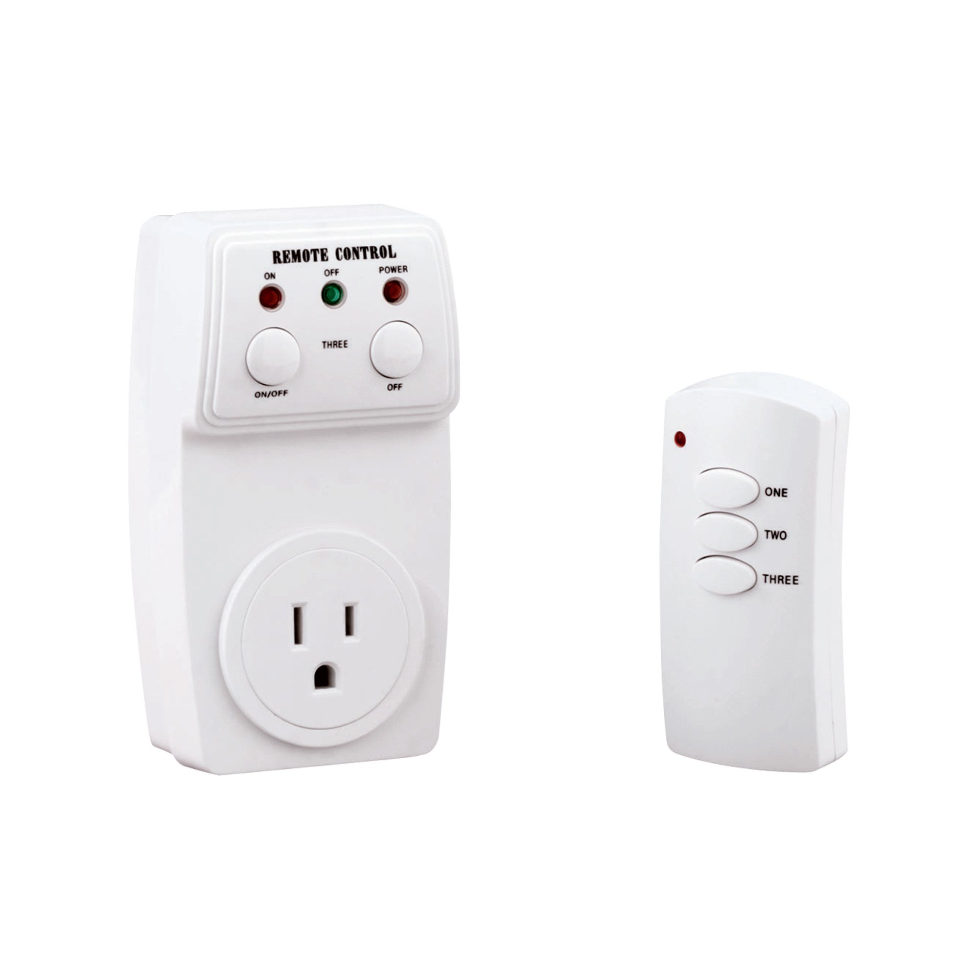 Blackstone Set of 3 Indoor Wall Outlets w/ Wireless Remote 
