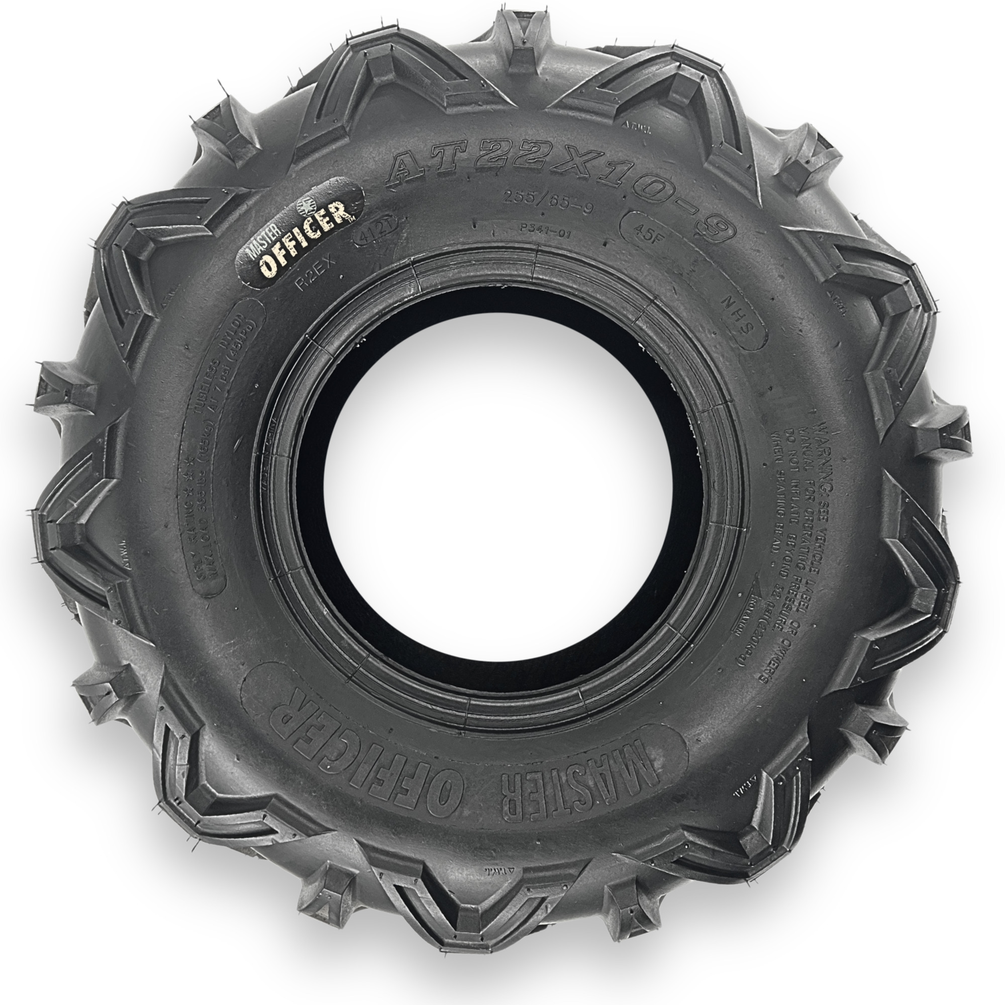 MASTER Officer ATV Tire, 22 x 10.0-9, Model# 540410