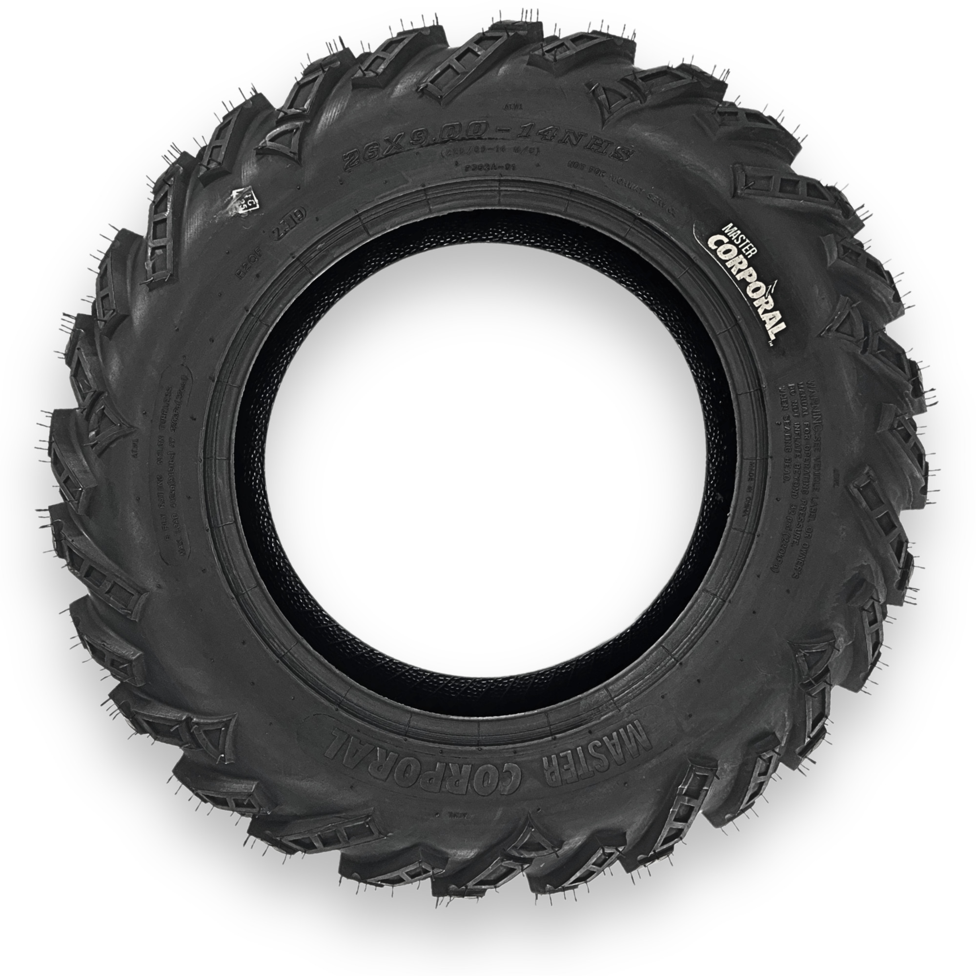 MASTER Corporal ATV/UTV Tire, 26 x 9.00-14, Model# 541130