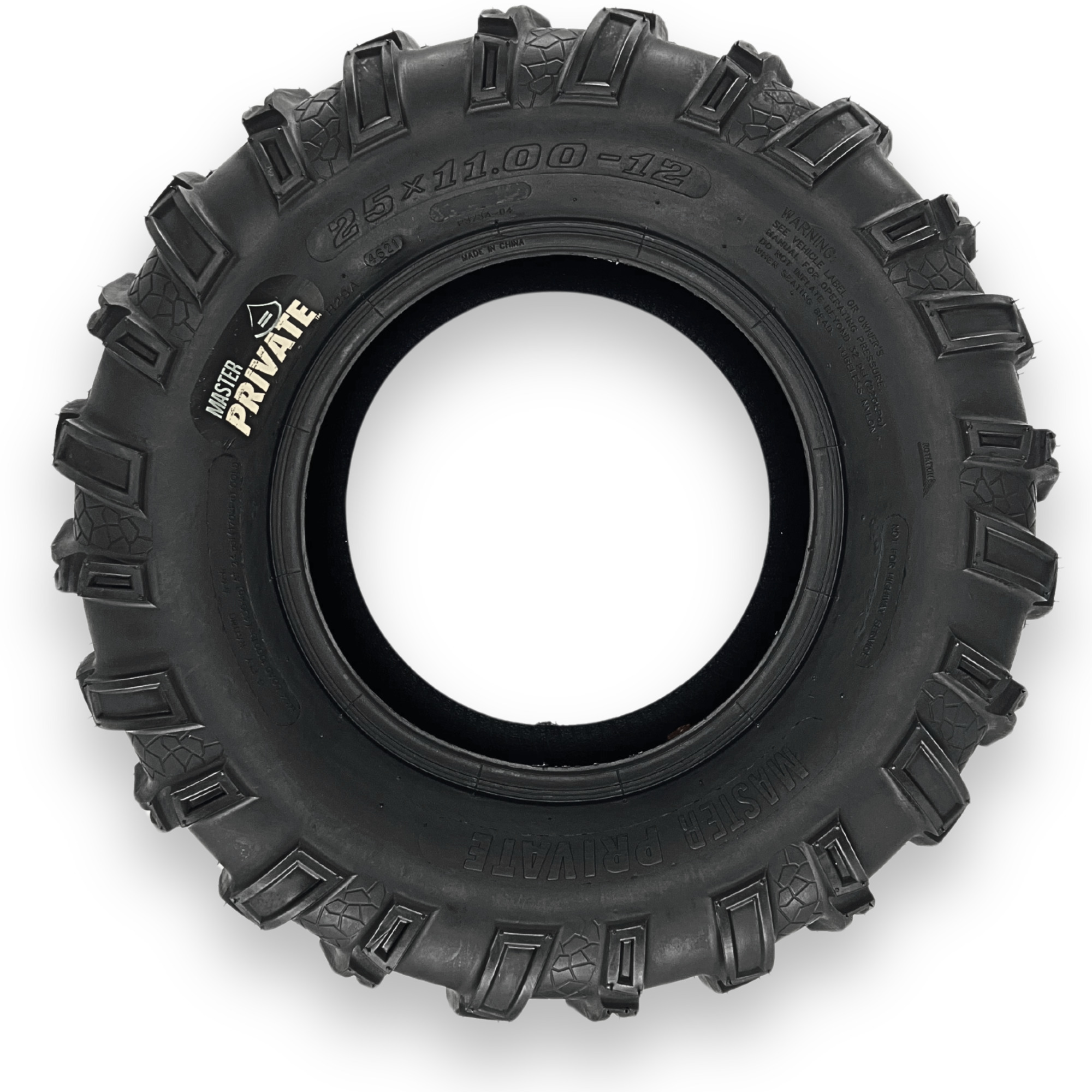 MASTER Private ATV/UTV Tire, 25 x 11.00-12, Model# 541335