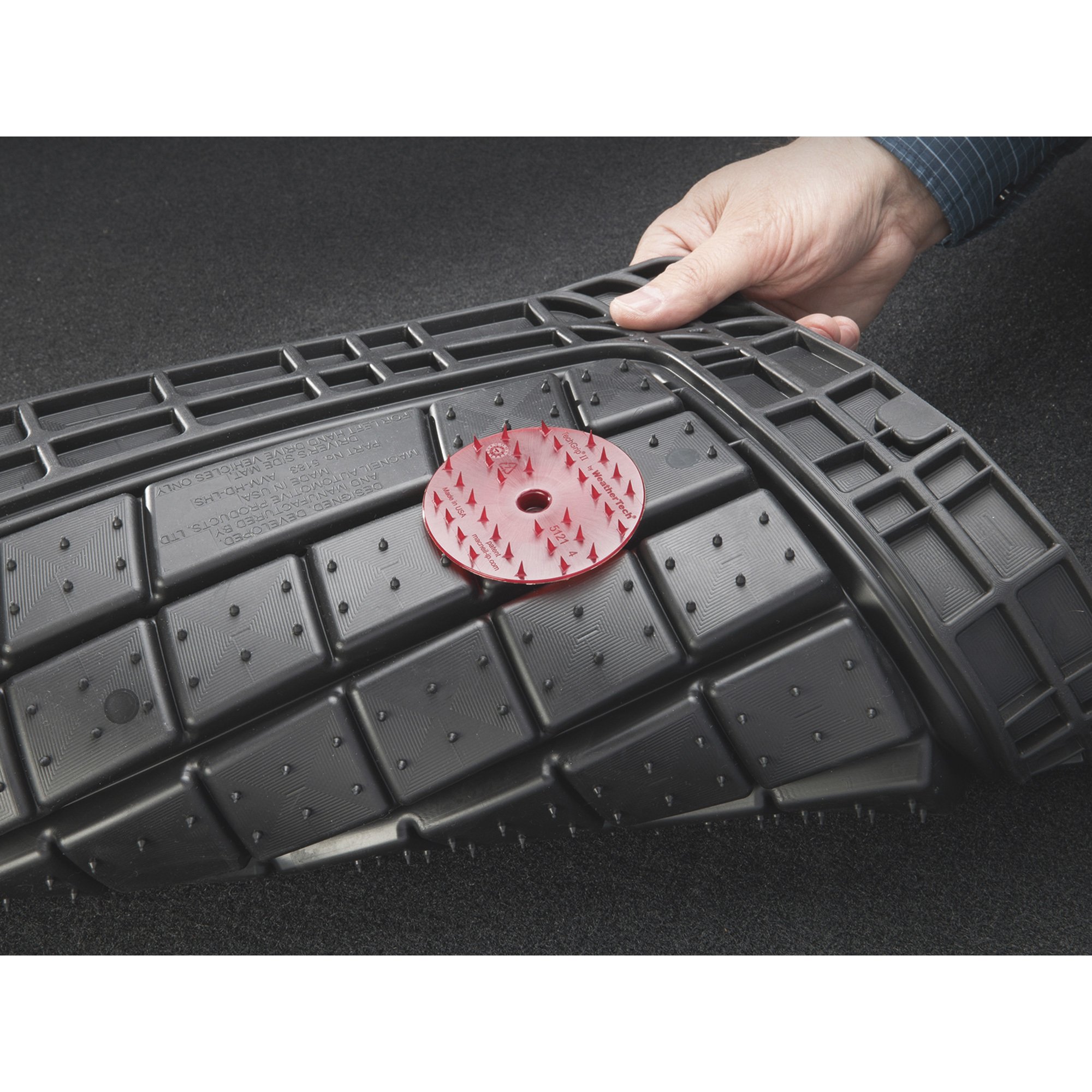 WeatherTech Semi Universal All Weather and Vehicle Trim to Fit Floor Mats -  4-Piece Set Black