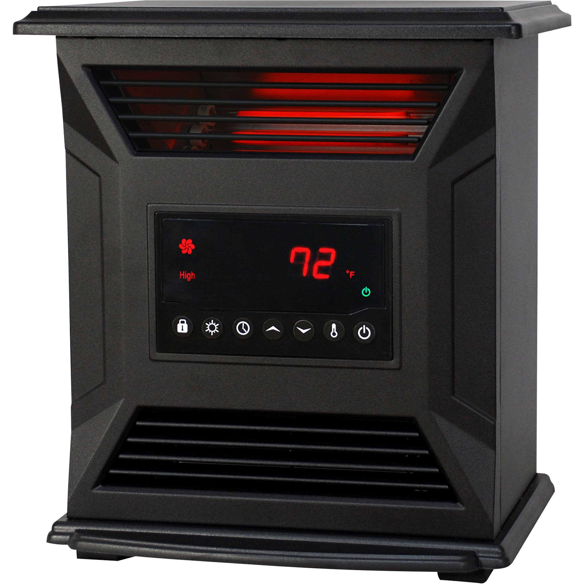 LifeSmart 6-Element Plastic Infrared Electric Heater — Black, 5100 BTU, 120  Volt, Model# HT1270 | Northern Tool