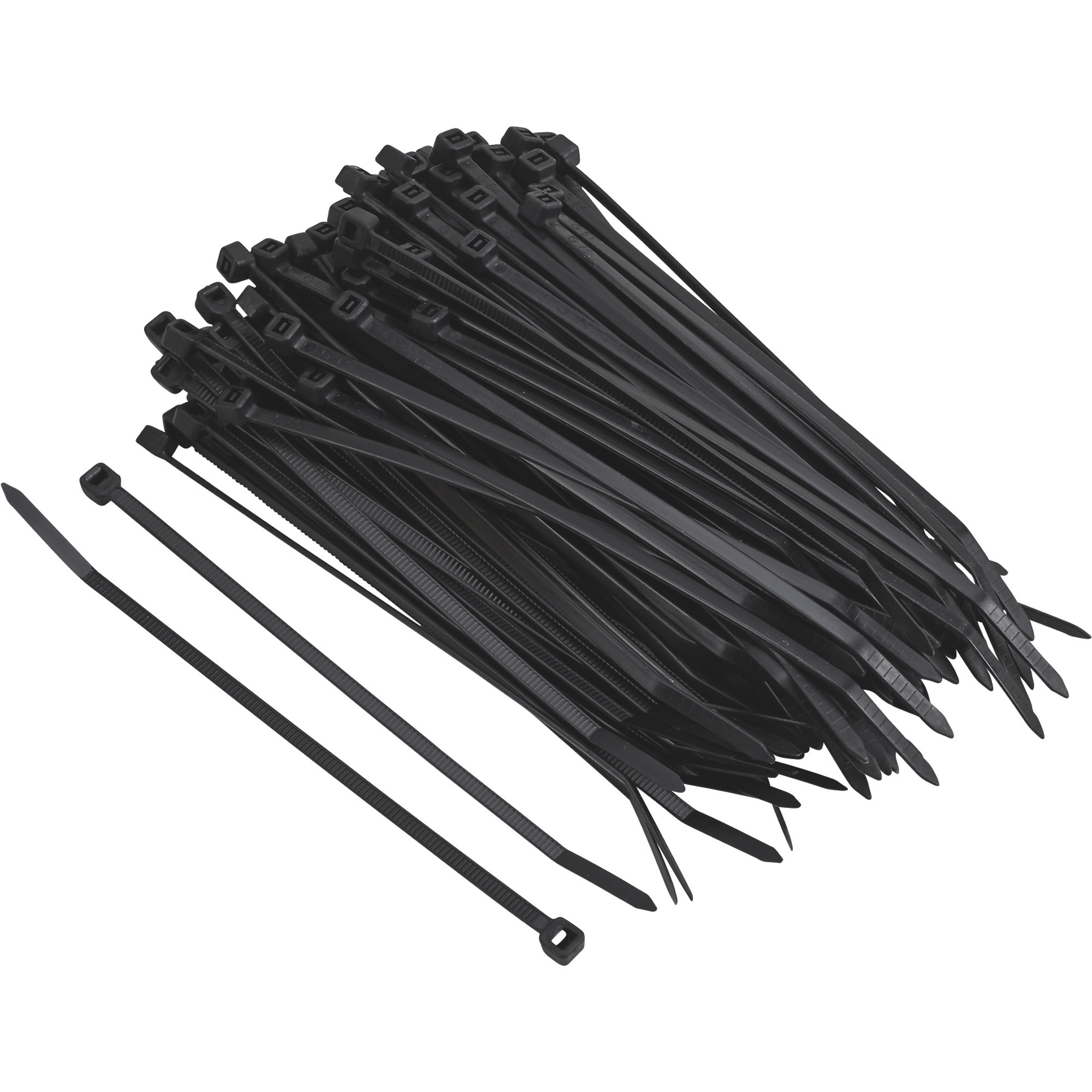 Ironton MultiPack of Cable Zip Ties — 100Pk., 5in.L x .142in.W, 40Lb