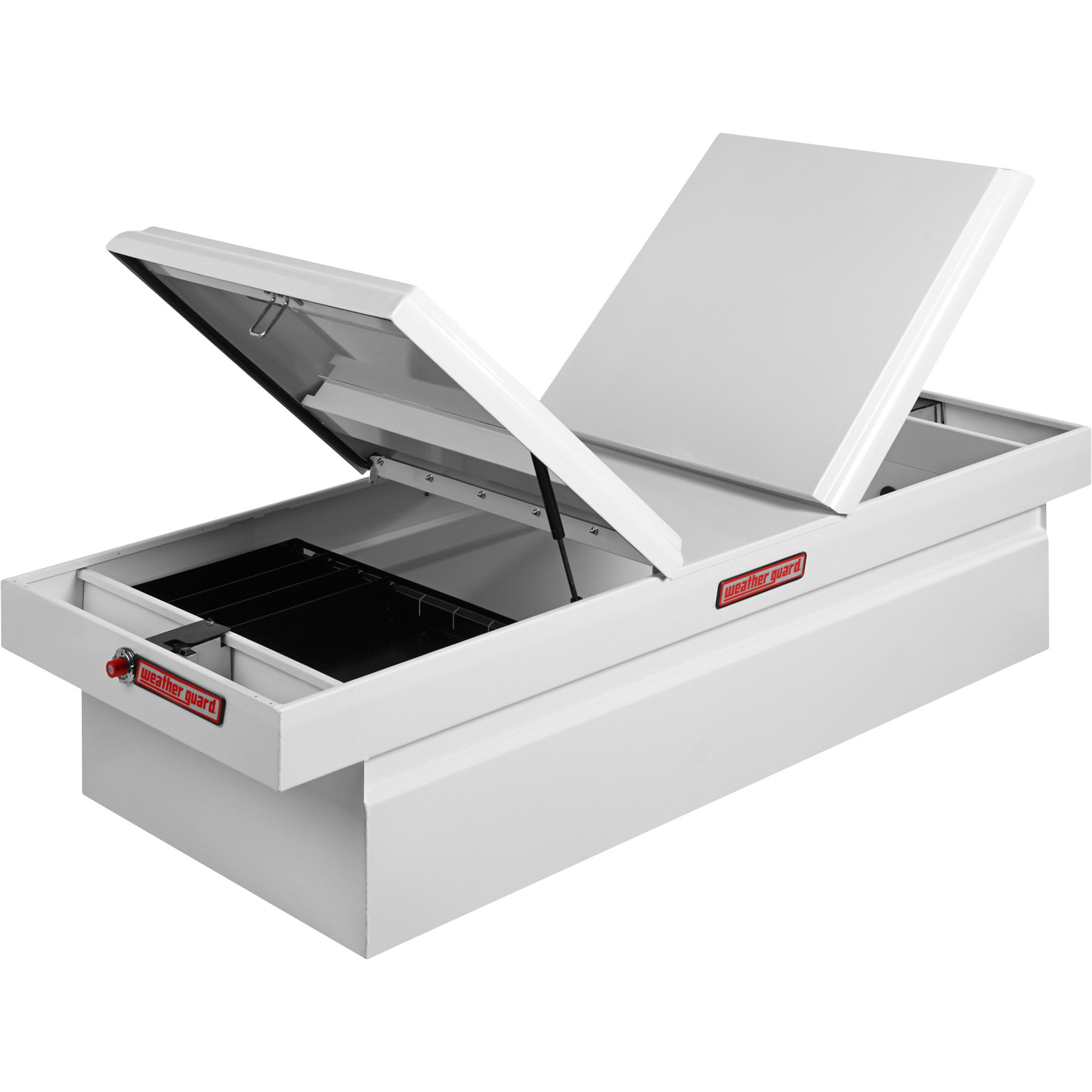 Weather Guard Gull Wing Cross Box ExtraWide Truck Tool Box — Steel