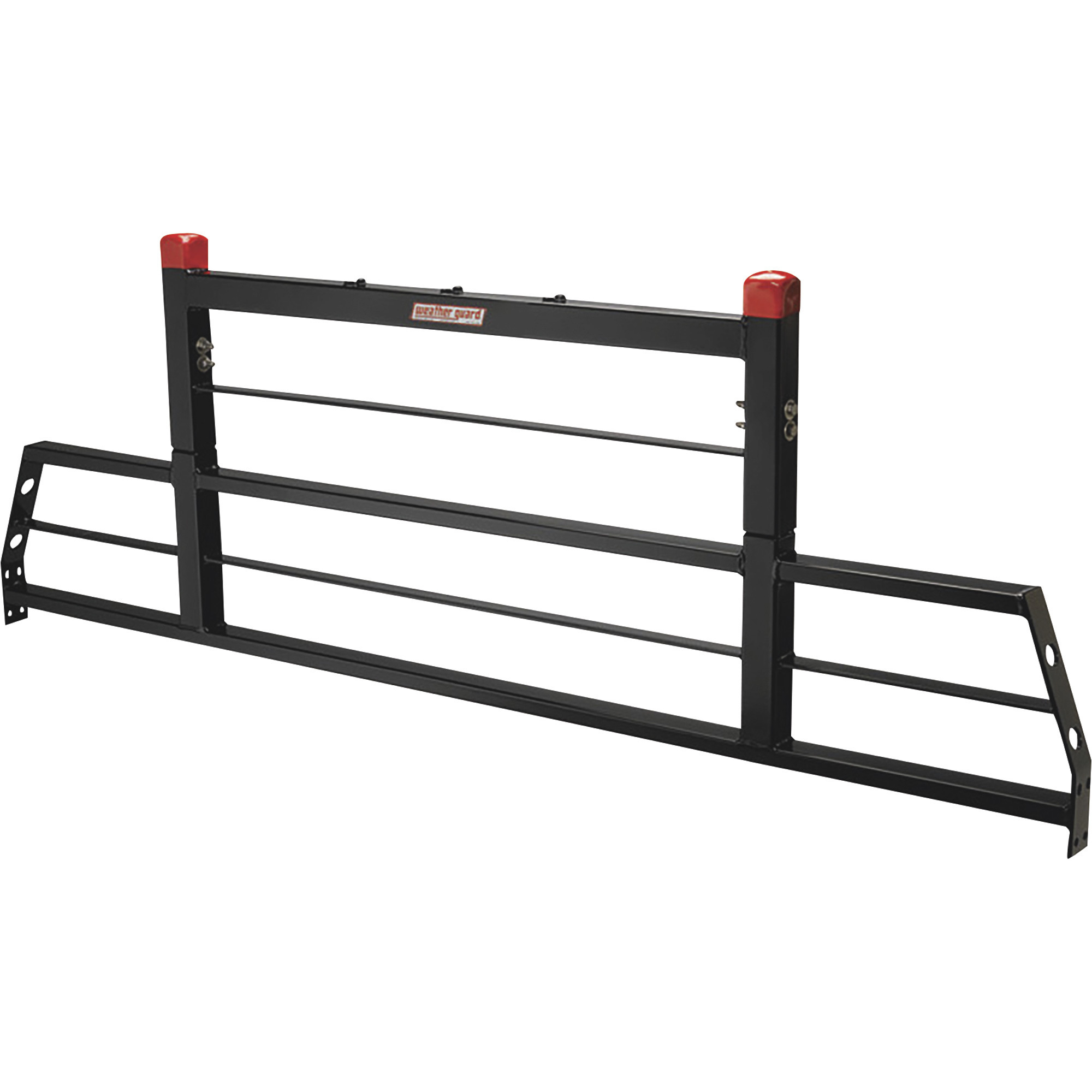 Weather Guard Protect-A-Rail Heavy-Duty Headache Rack, Steel, Black, Model# 1908
