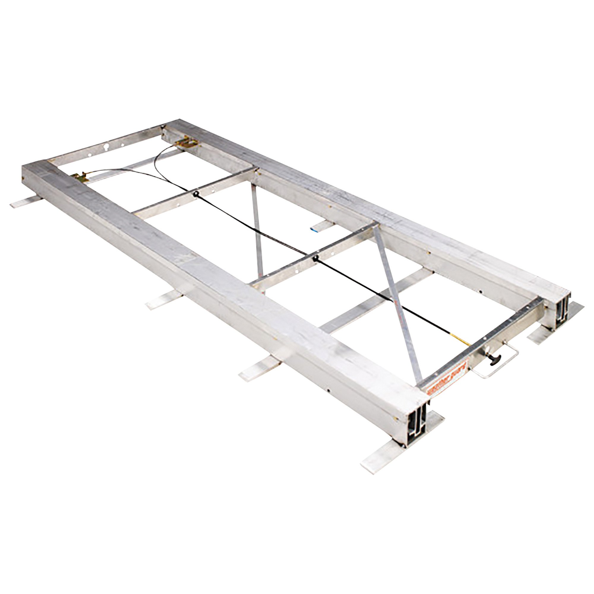 Weather Guard Bed Rat Sliding Platform — Large, Steel, Brite White, 90in.L x 44.75in.W x 4.75in.H, Model# 3400