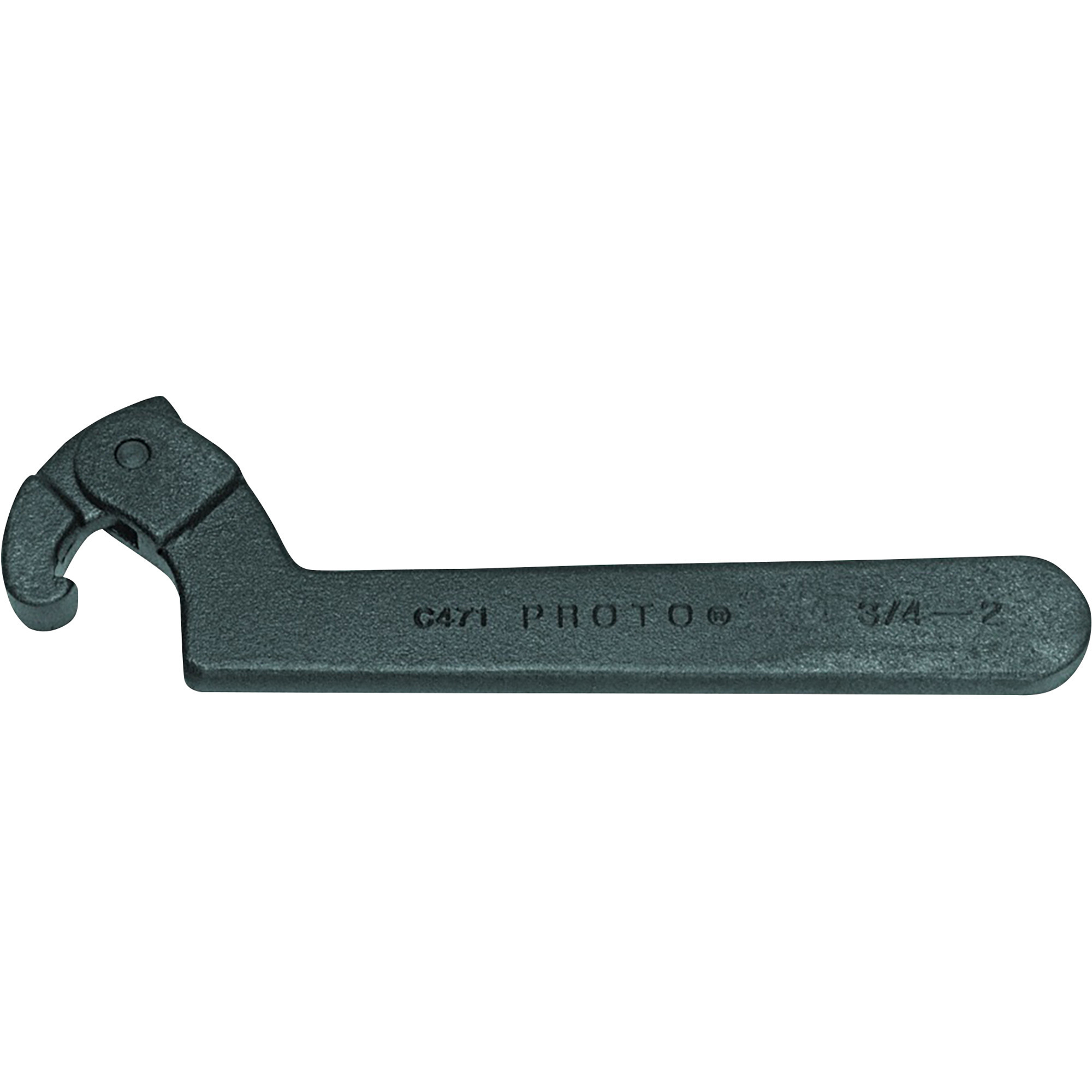 Proto Adjustable Hook Spanner Wrench, 3/4in.-2in., Model# JC471
