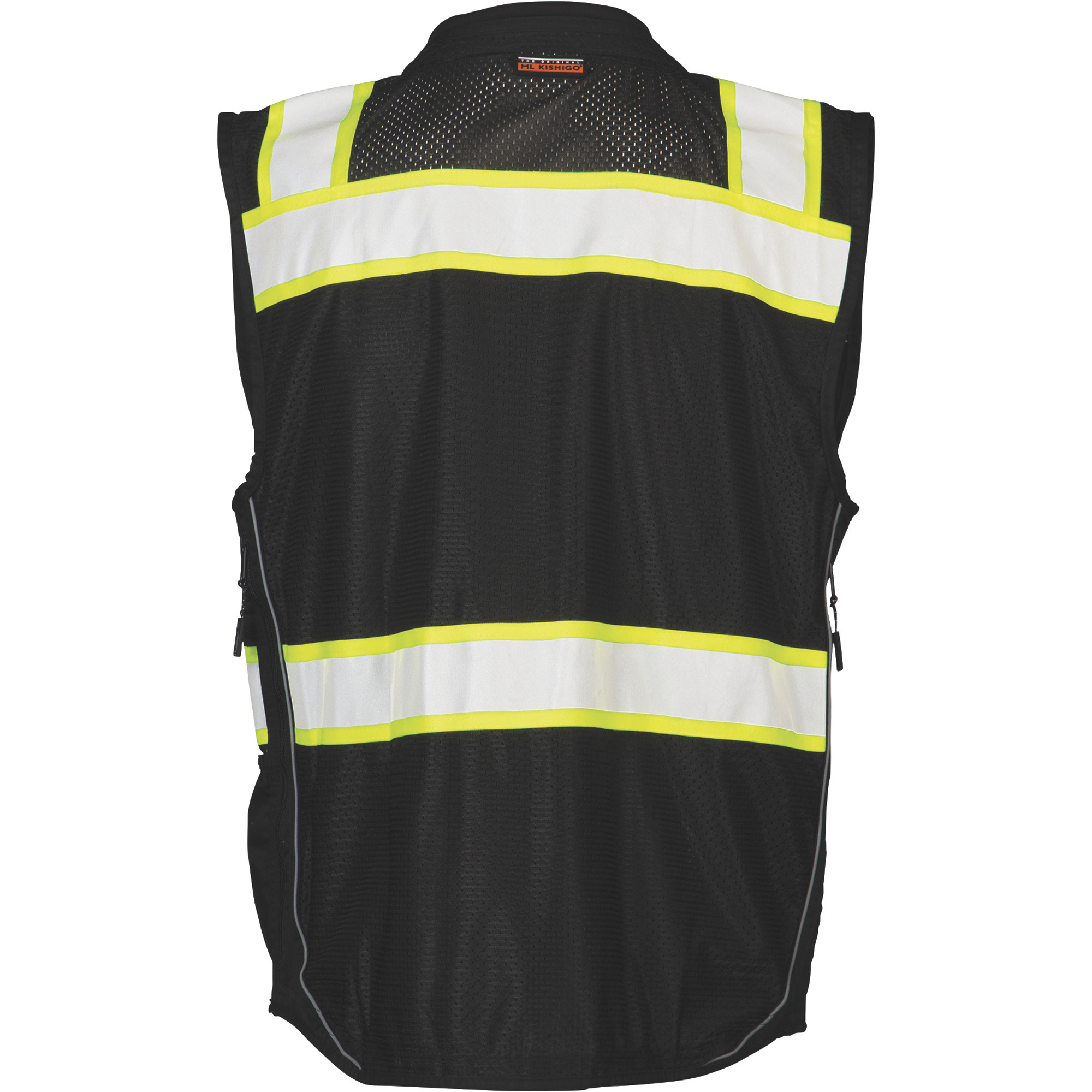 Kishigo Enhanced Visibility Professional Utility Vest, Black