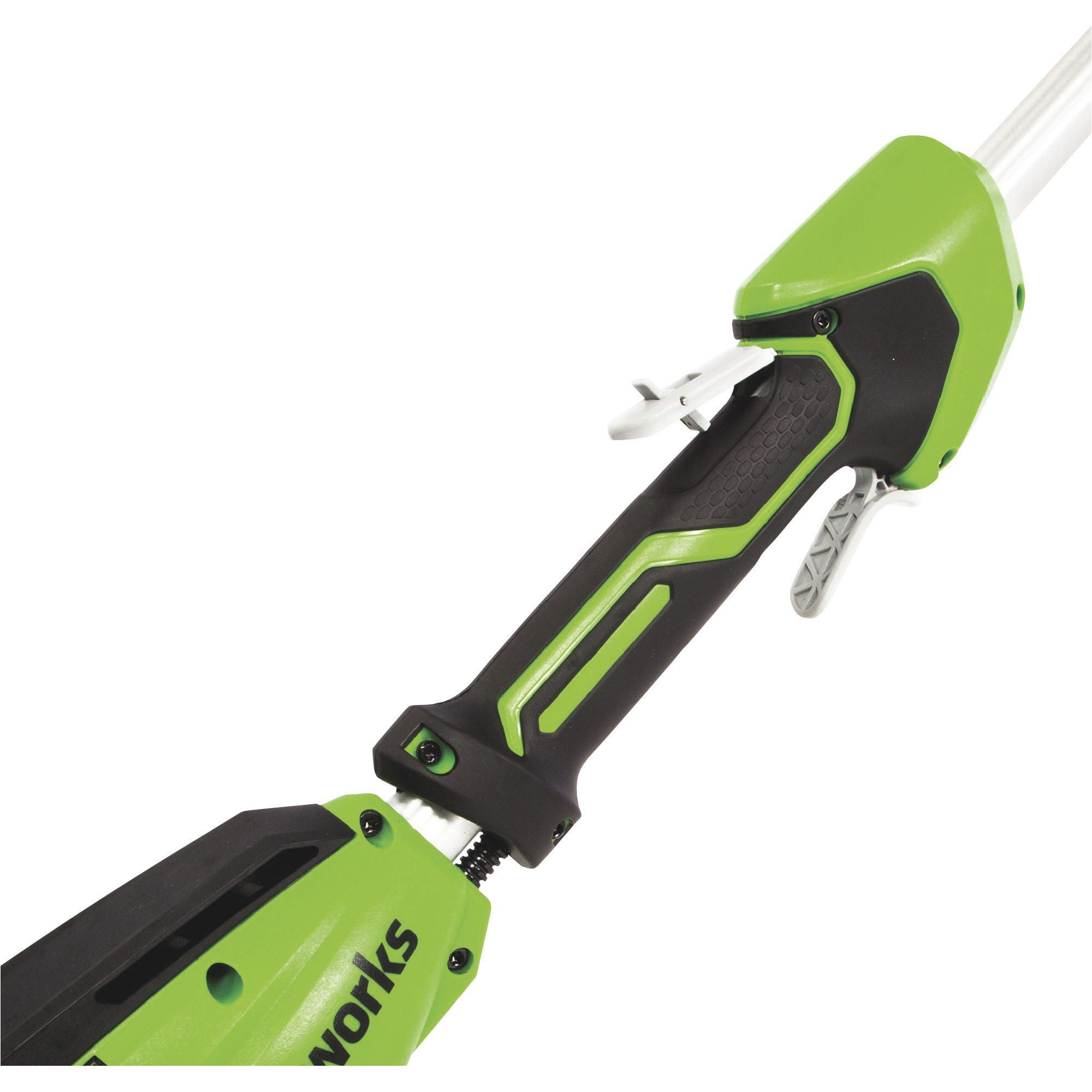 Greenworks 40v G Max Cordless Lithium Ion Pole Saw 8in Bar Model Ps40b210 Northern Tool