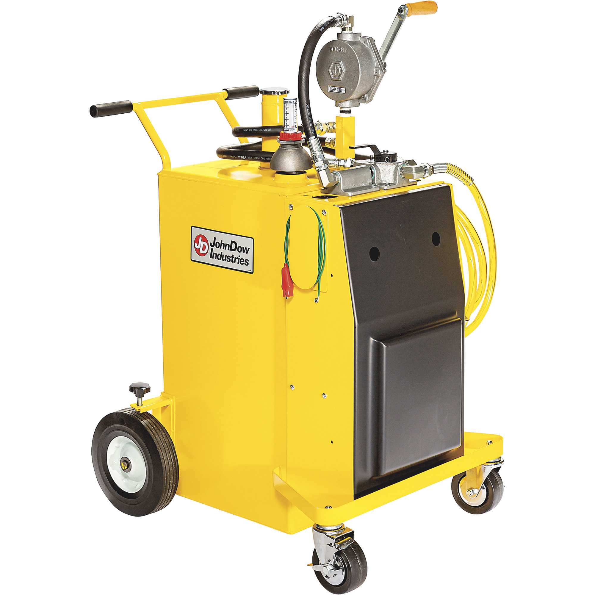 JohnDow Industries, 30 Gallon Diesel Caddy with Hand Pump, Model# FC-P30-UL-D