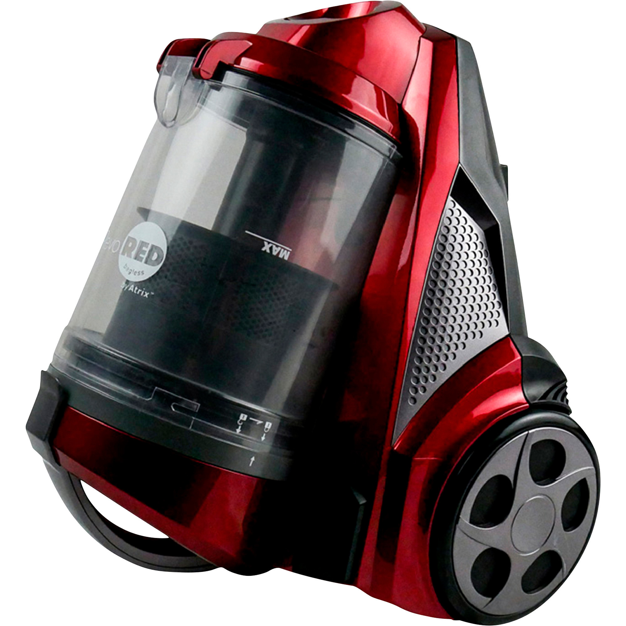 Atrix Revo Red HEPA Filter Bagless Canister Vacuum Cleaner - Thumbnail 3