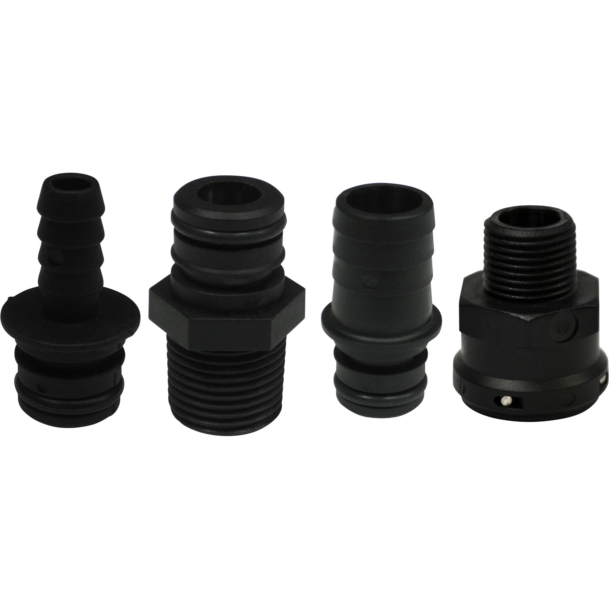 Valley Industries Quick Connect Sprayer Fitting Kit - 4-Pc. Set, Polypropylene, Model# EF-QC-KIT1