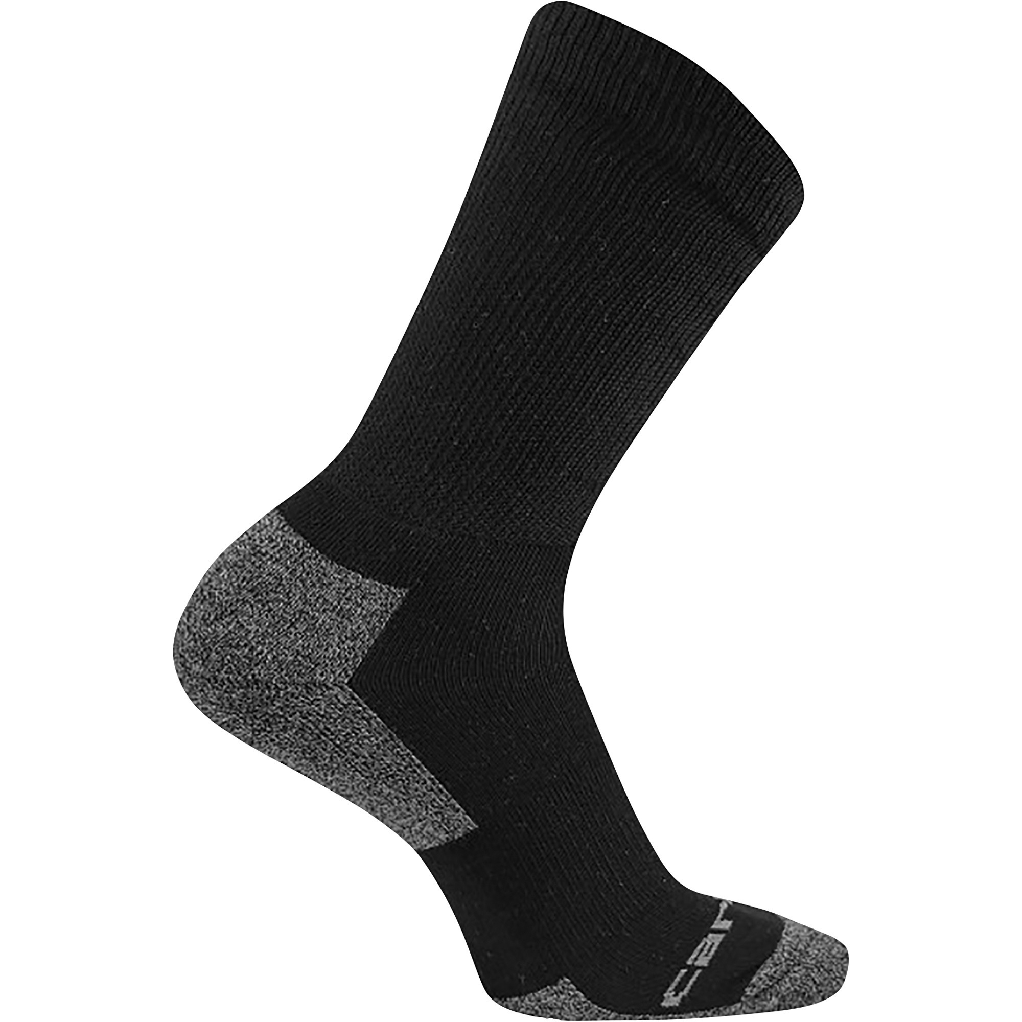 Carhartt Men's Comfort Stretch Crew Socks with FastDry Technology - 3 Pairs, XL, Black, Model# A2213-3 BLACK XL