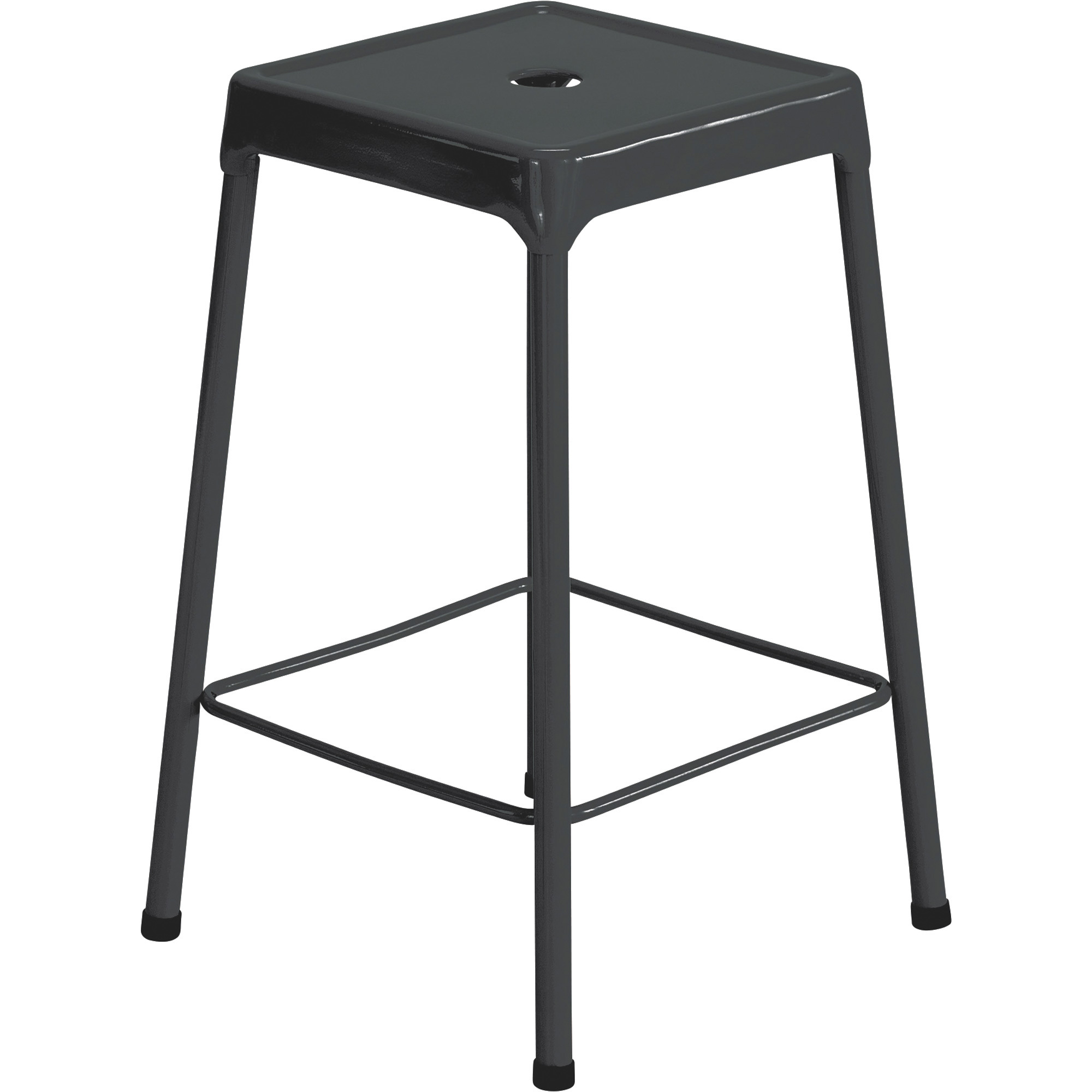 Safco Steel Counter Stool, Black, Item# 6605BL