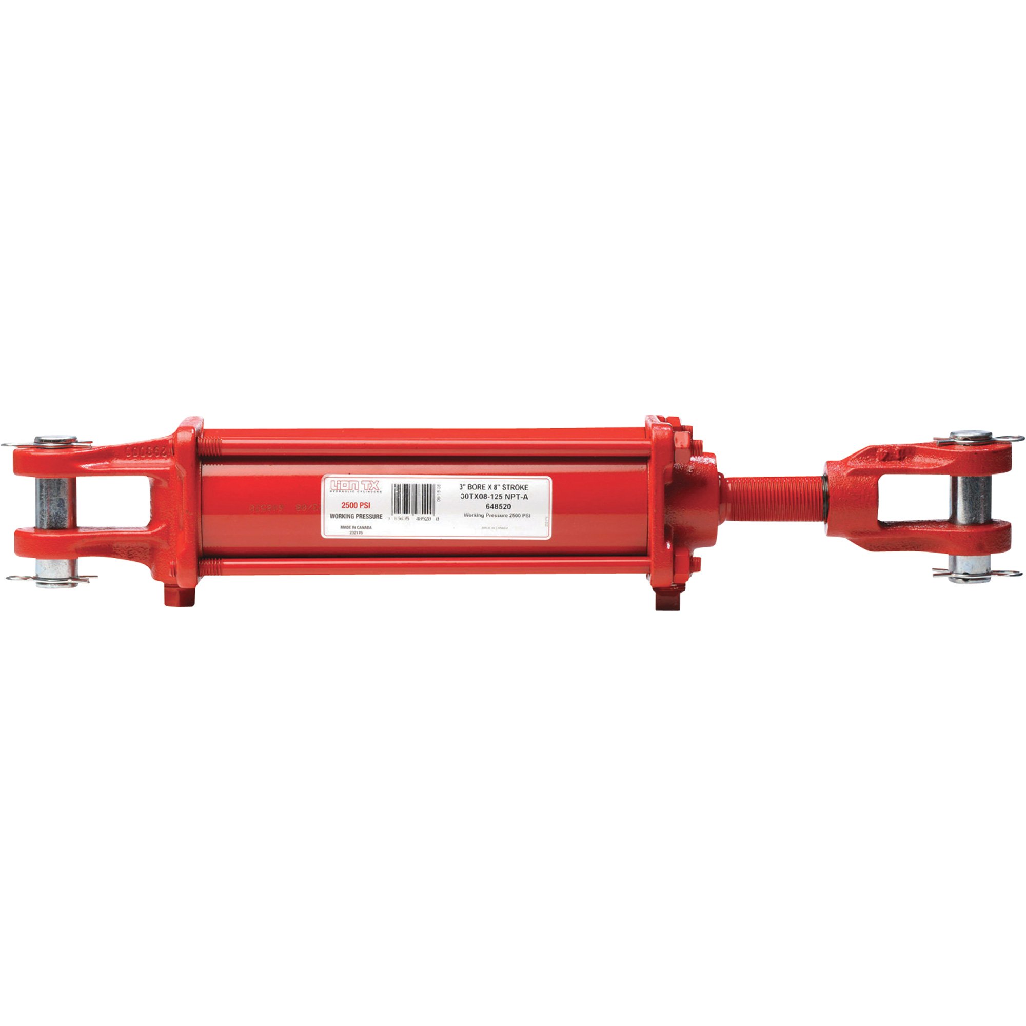 激安通販 2500 Lion Hydraulic Shaft 1/8in. 1 Stroke, 8in. — Cylinder トップス
