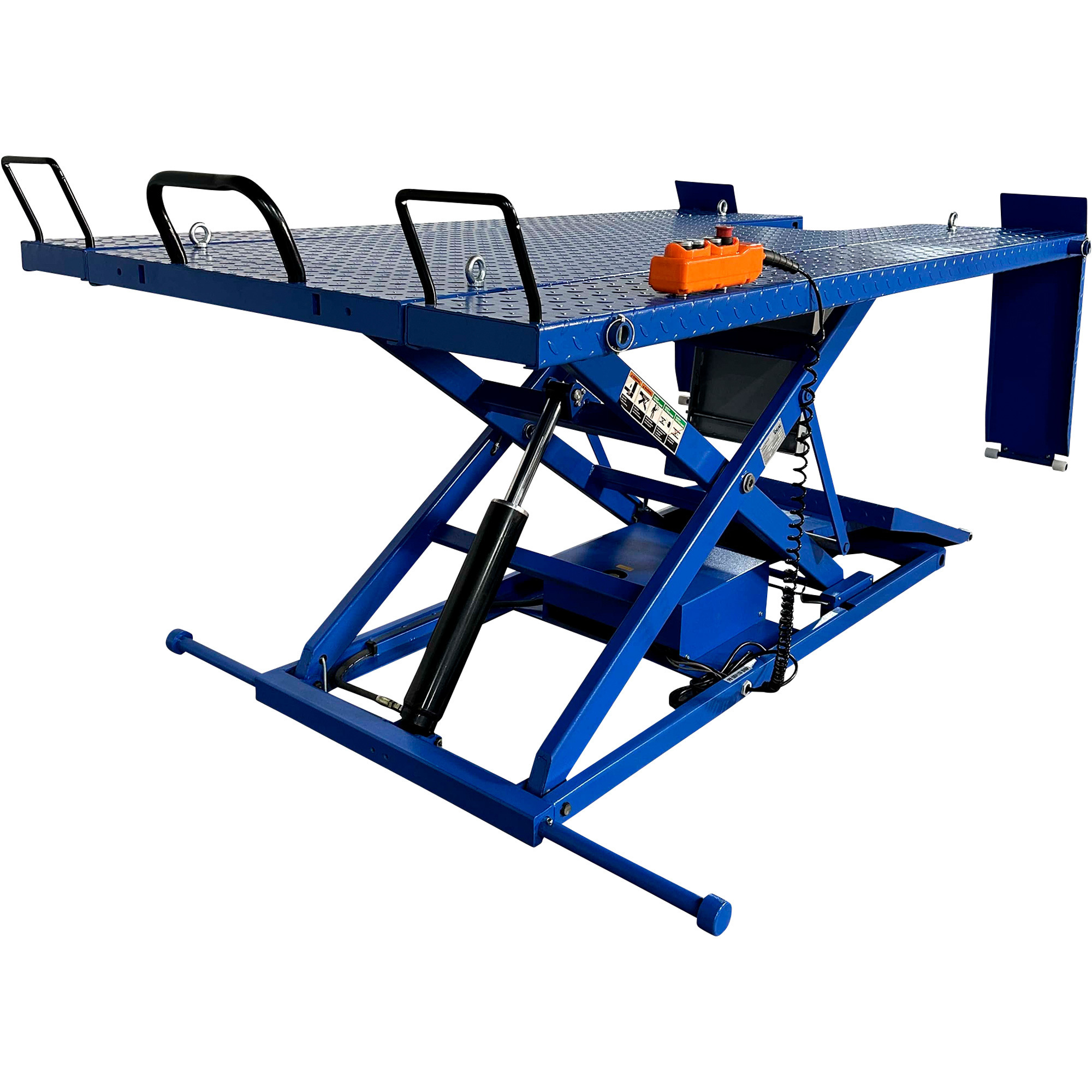 Ideal ATV Electric Lift Bench with Retractable Ramp System, 2200-Lb ...