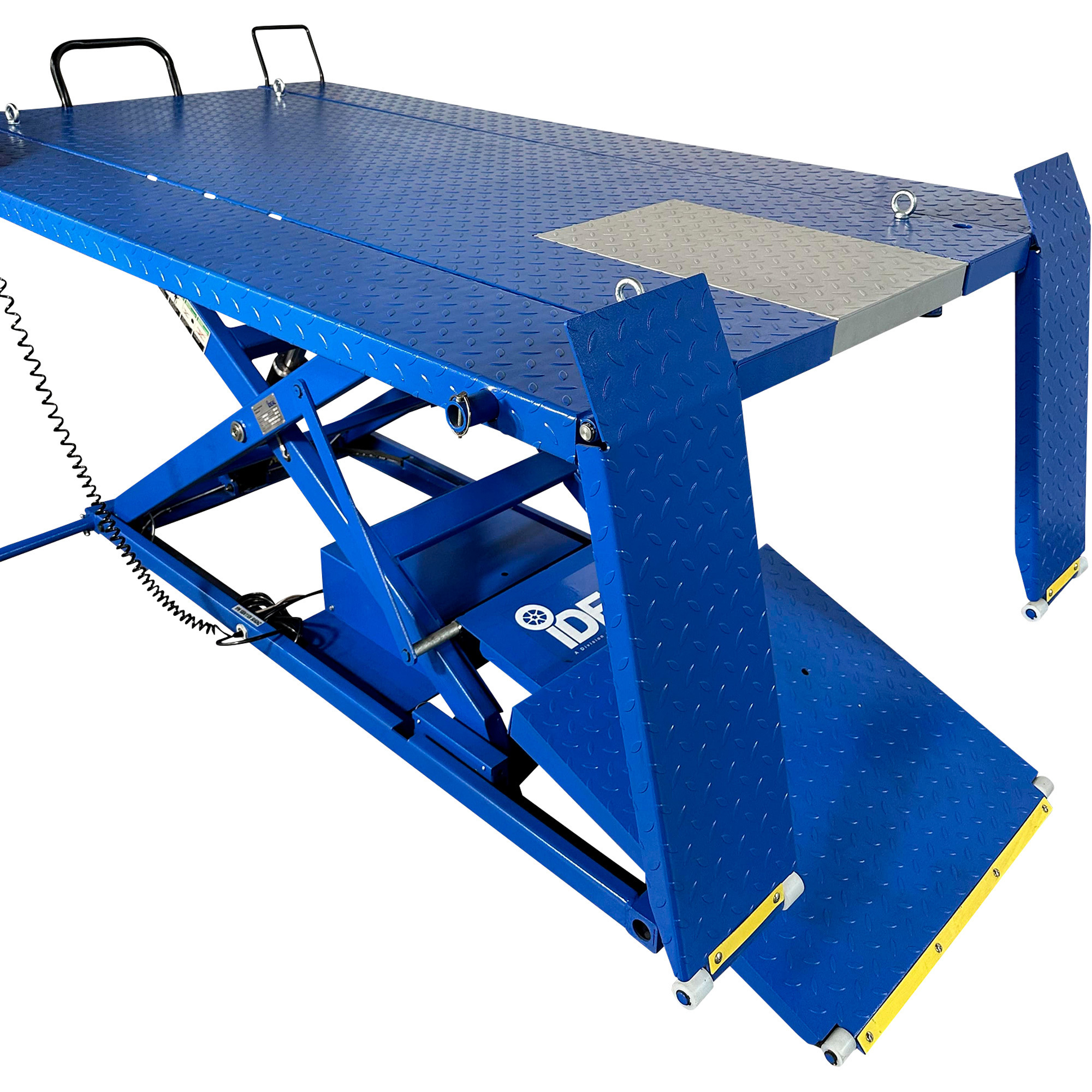 Ideal ATV Electric Lift Bench with Retractable Ramp System, 2200-Lb ...