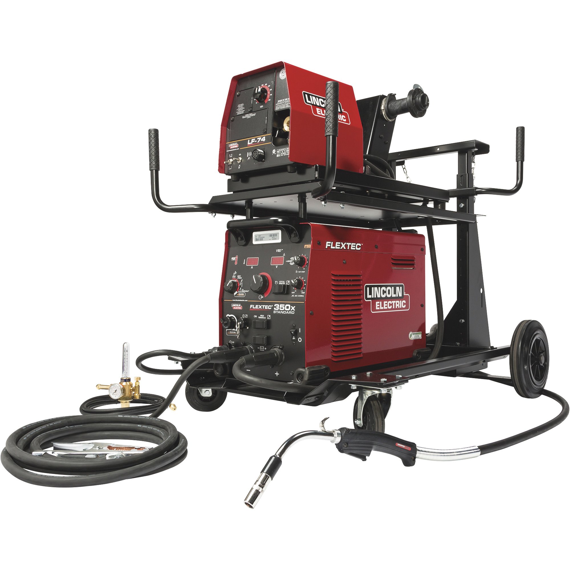 Lincoln Electric FlexTec 350X Standard Multi-Process Welder with Wire Reel  Stand and Ready-Pak — 380/460/575 Volt, 5–425 Amp Output, Model# K3438-1  Northern Tool